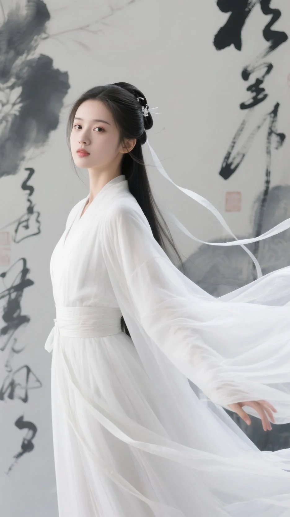 白色主打一个仙