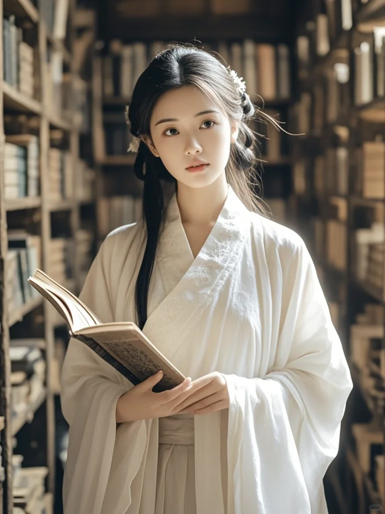 美女壁纸︳书卷气浓郁的古风佳人🌹