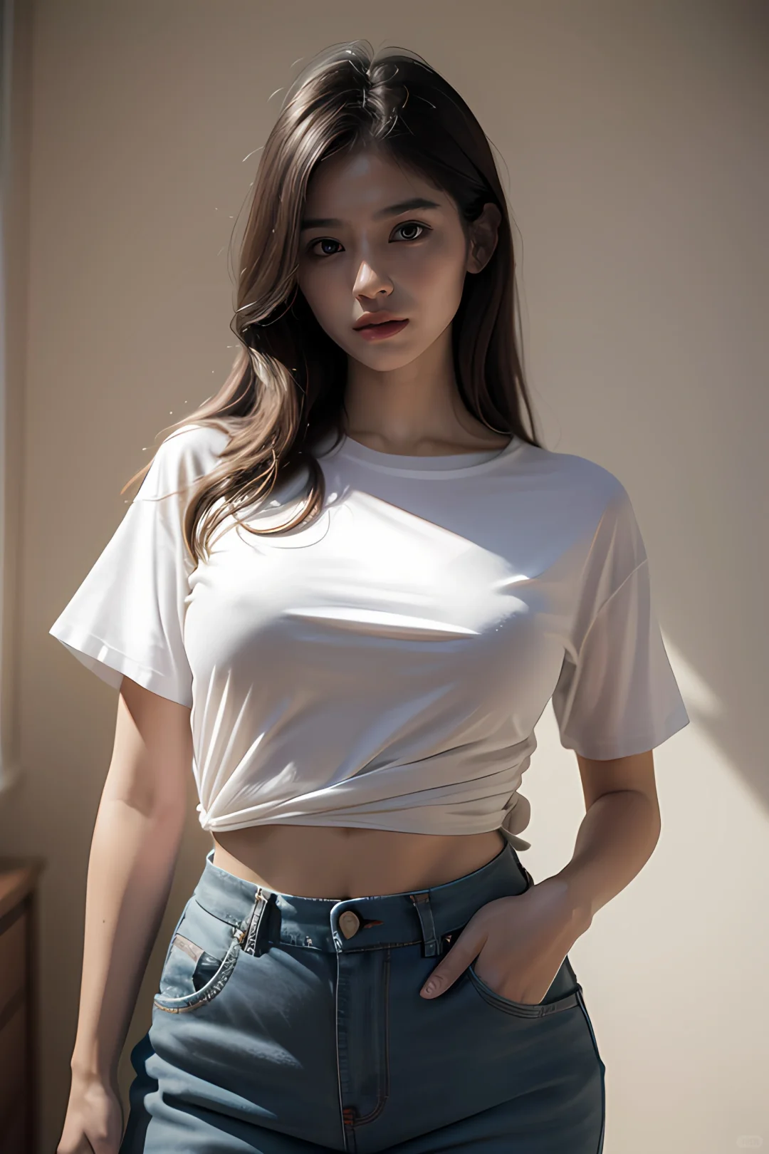 AI生成美女图片