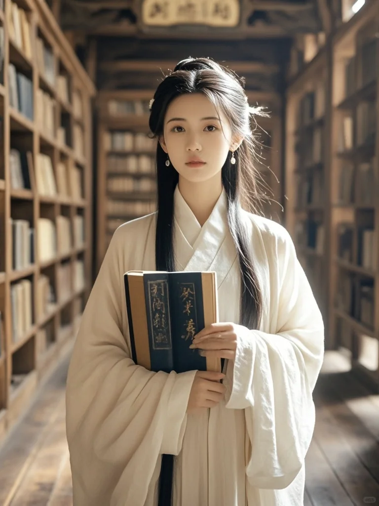 美女壁纸︳书卷气浓郁的古风佳人🌹