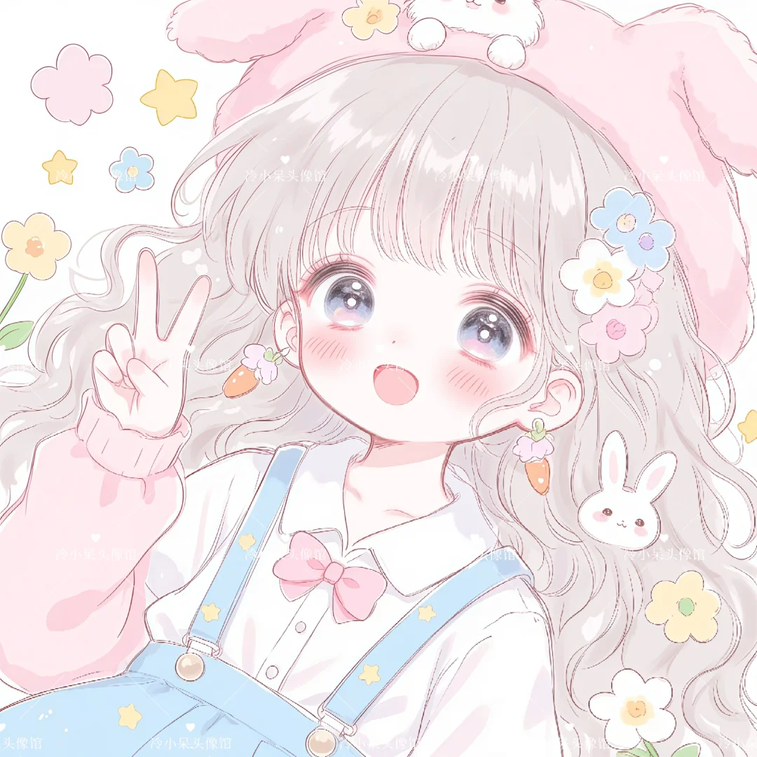 女生头像︳˶>ᴗoಣ🌸夏日小清新治愈可爱