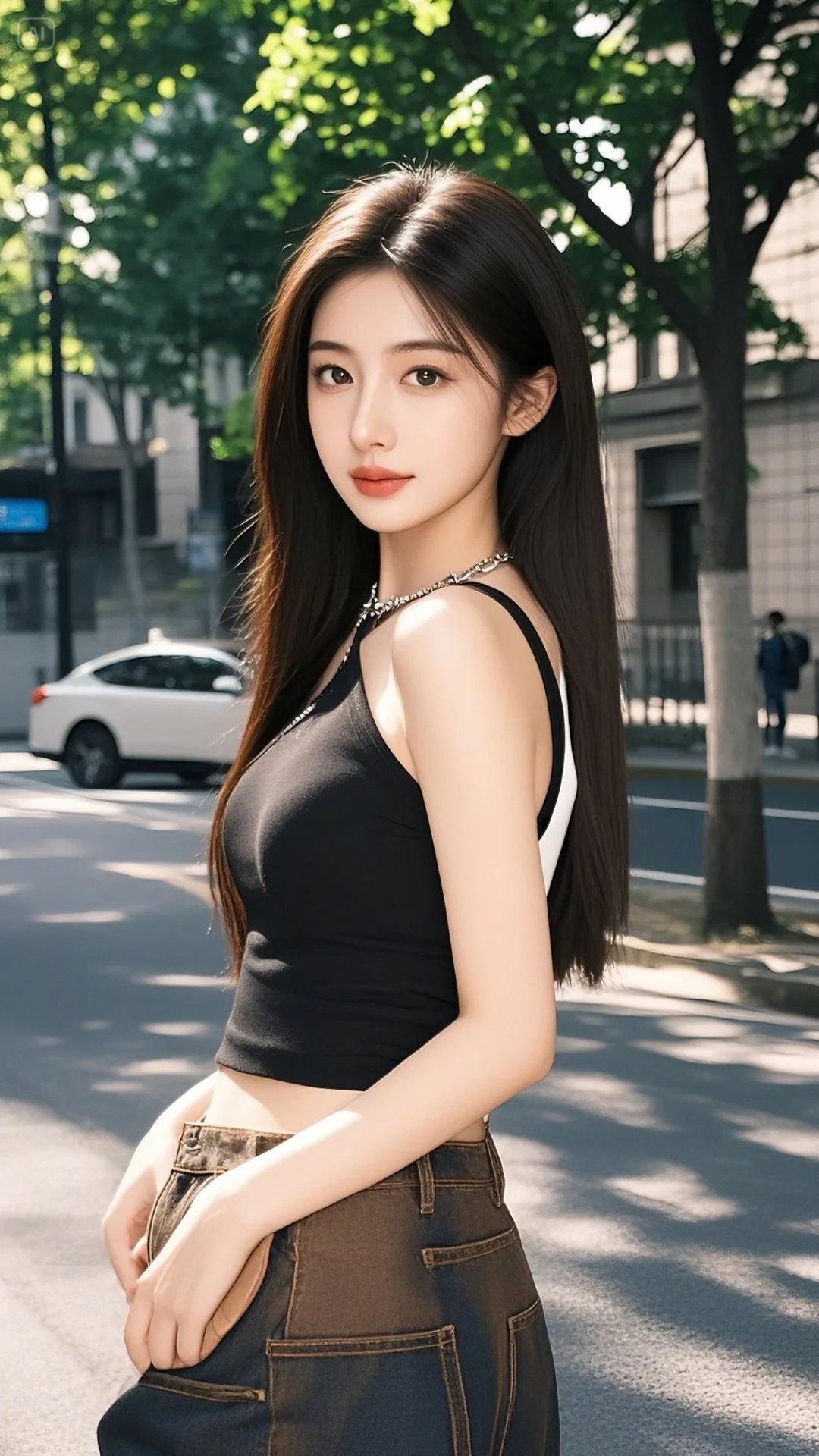 甜酷美女街拍，风格切换自如