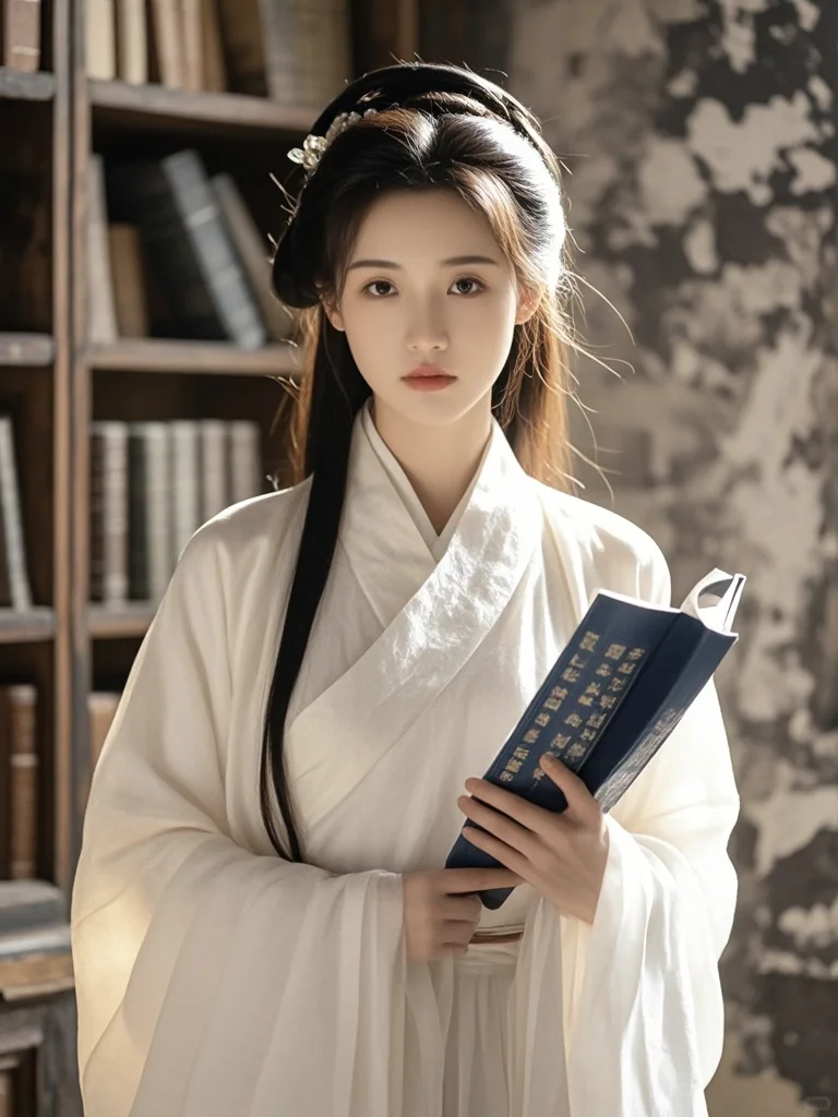 美女壁纸︳书卷气浓郁的古风佳人🌹