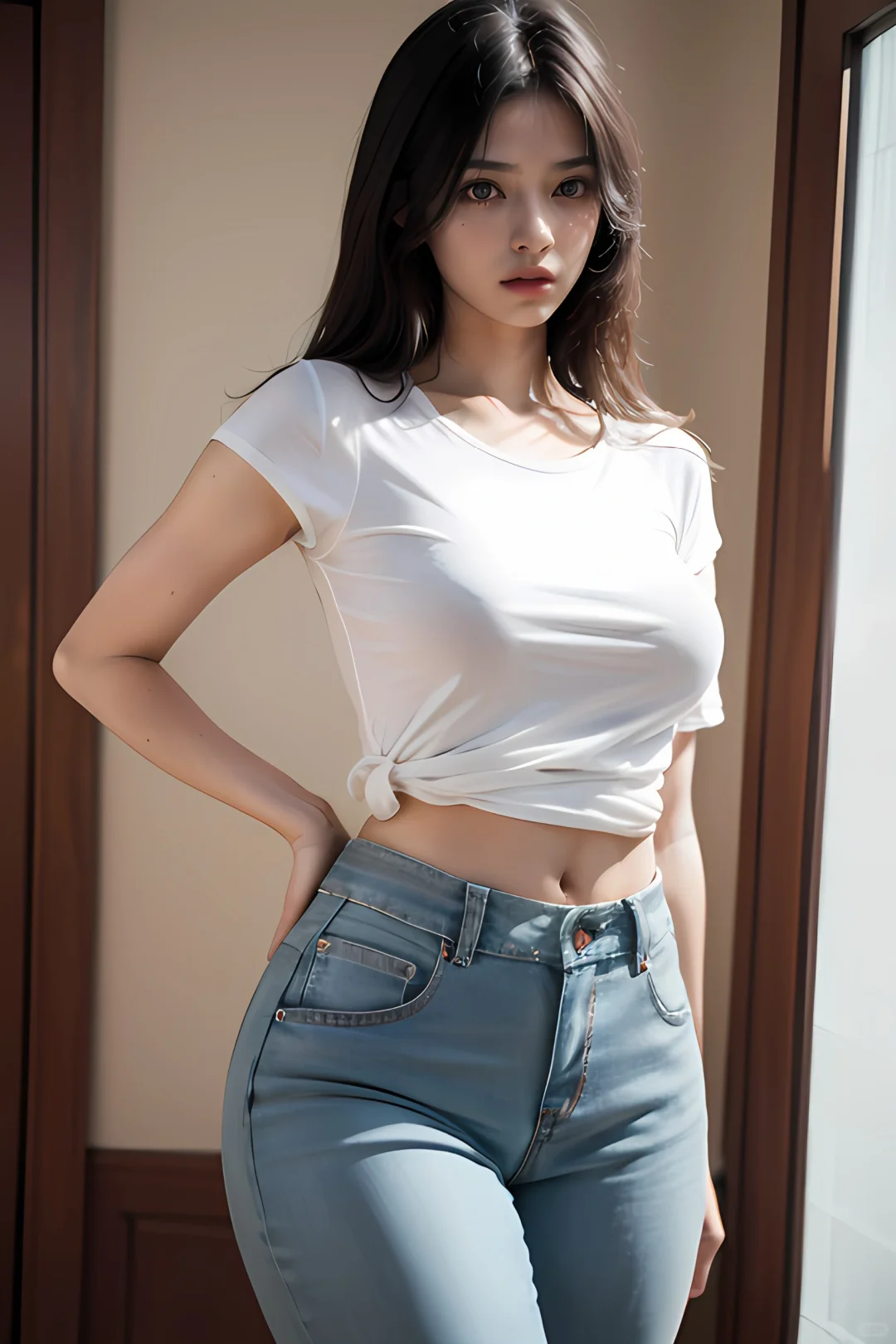 AI生成美女图片
