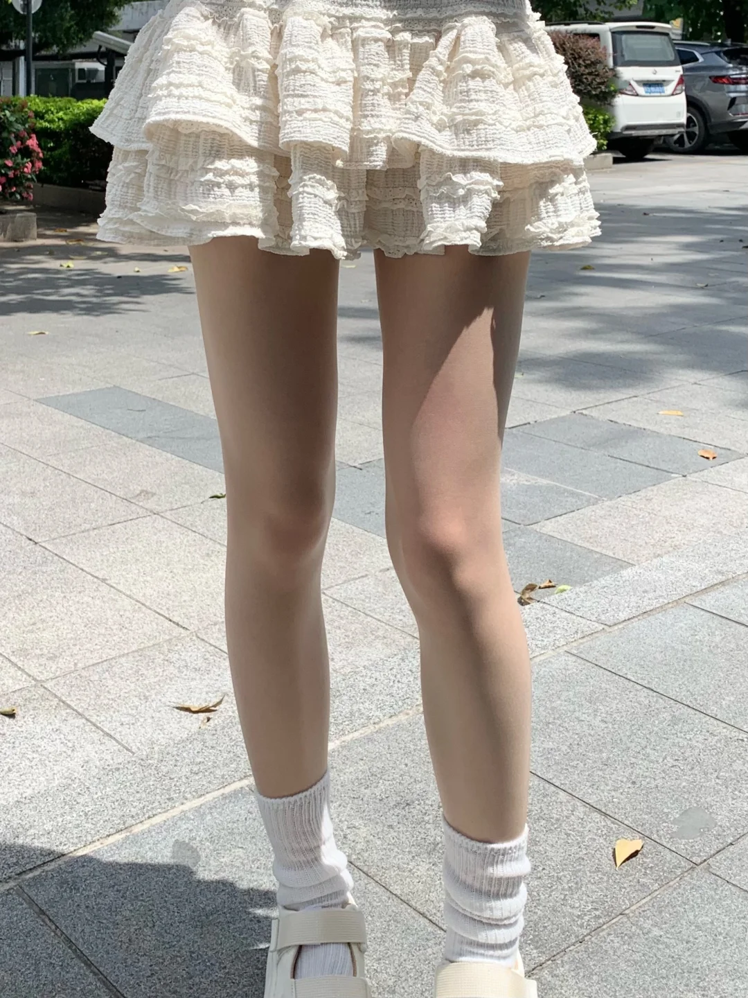 姐妹们，超自然的光腿神器上身图来了！