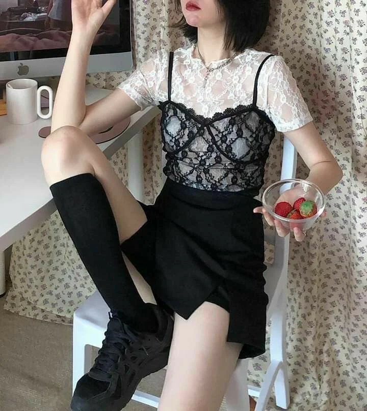 时装杂志ins风穿搭！🖤