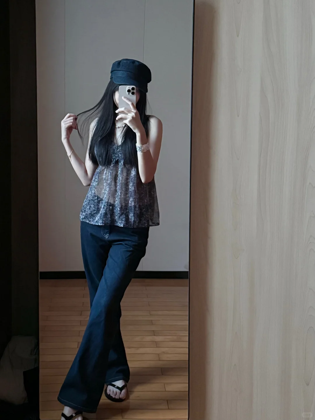 宅女同款碎花吊带💜剪吊牌最快的一次！