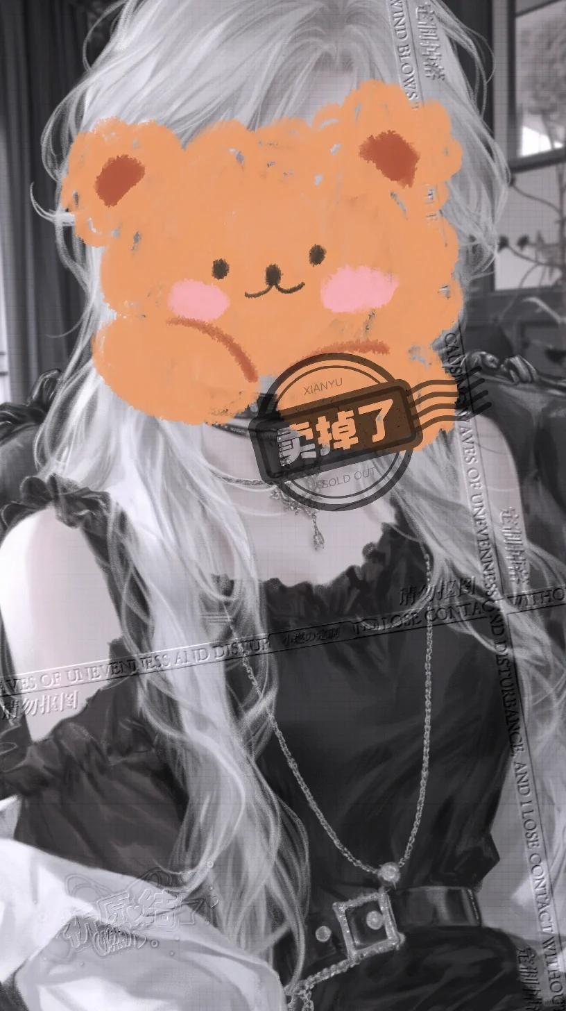 定制掉落丨白发紫啧紫啧~