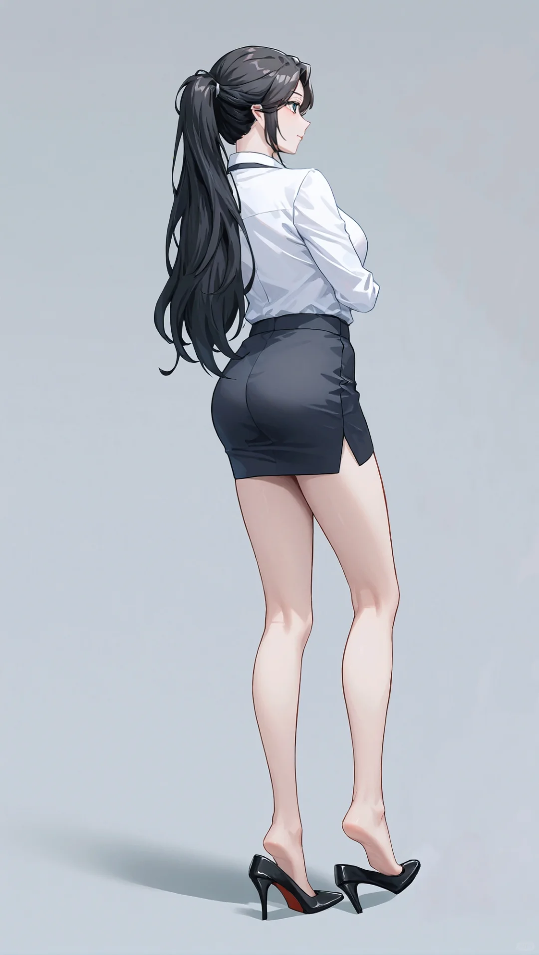 你要提携我，提什么携？ 高跟鞋……