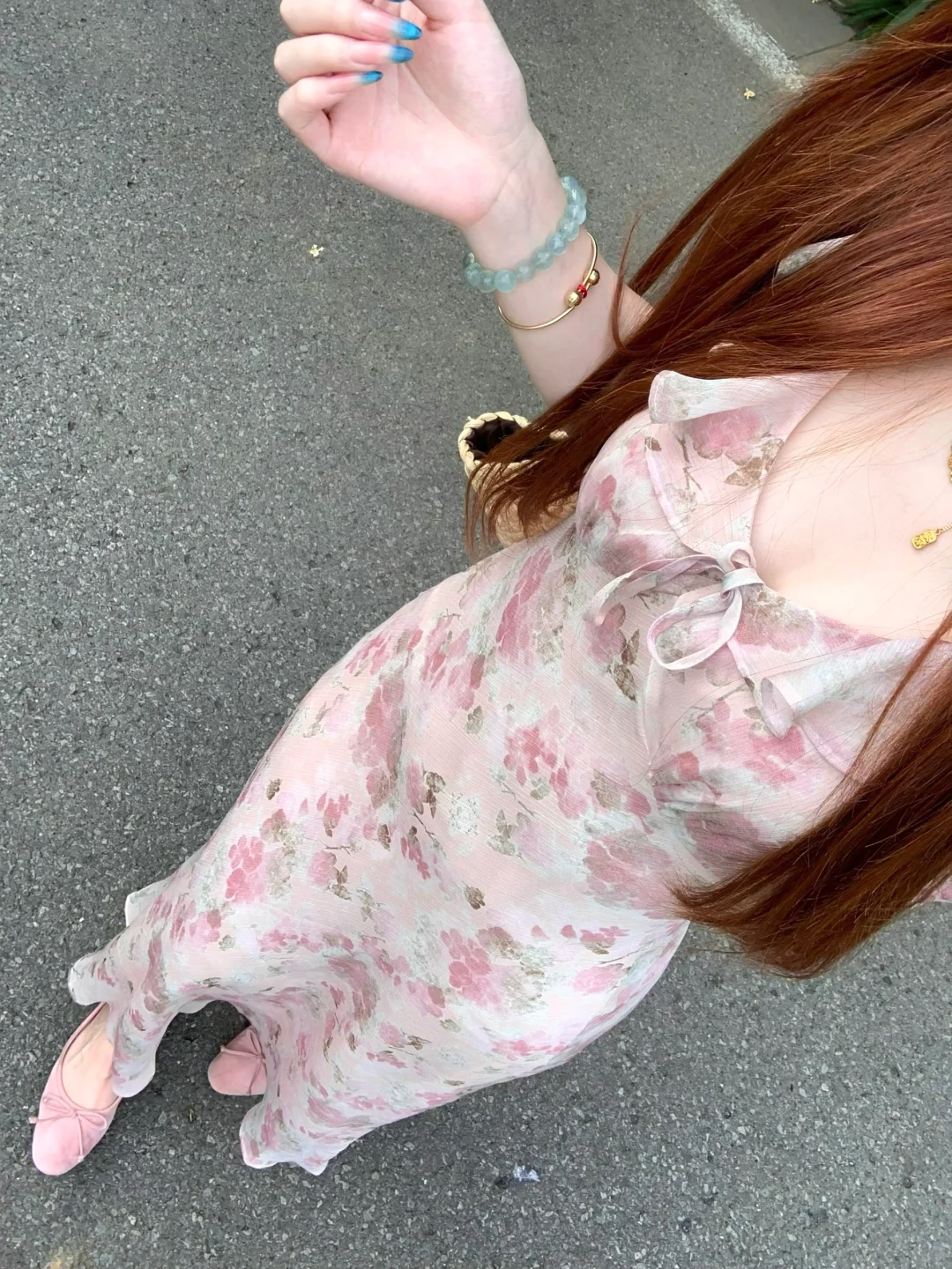🌷温柔有质感的连衣裙～版型特别显瘦啊！！