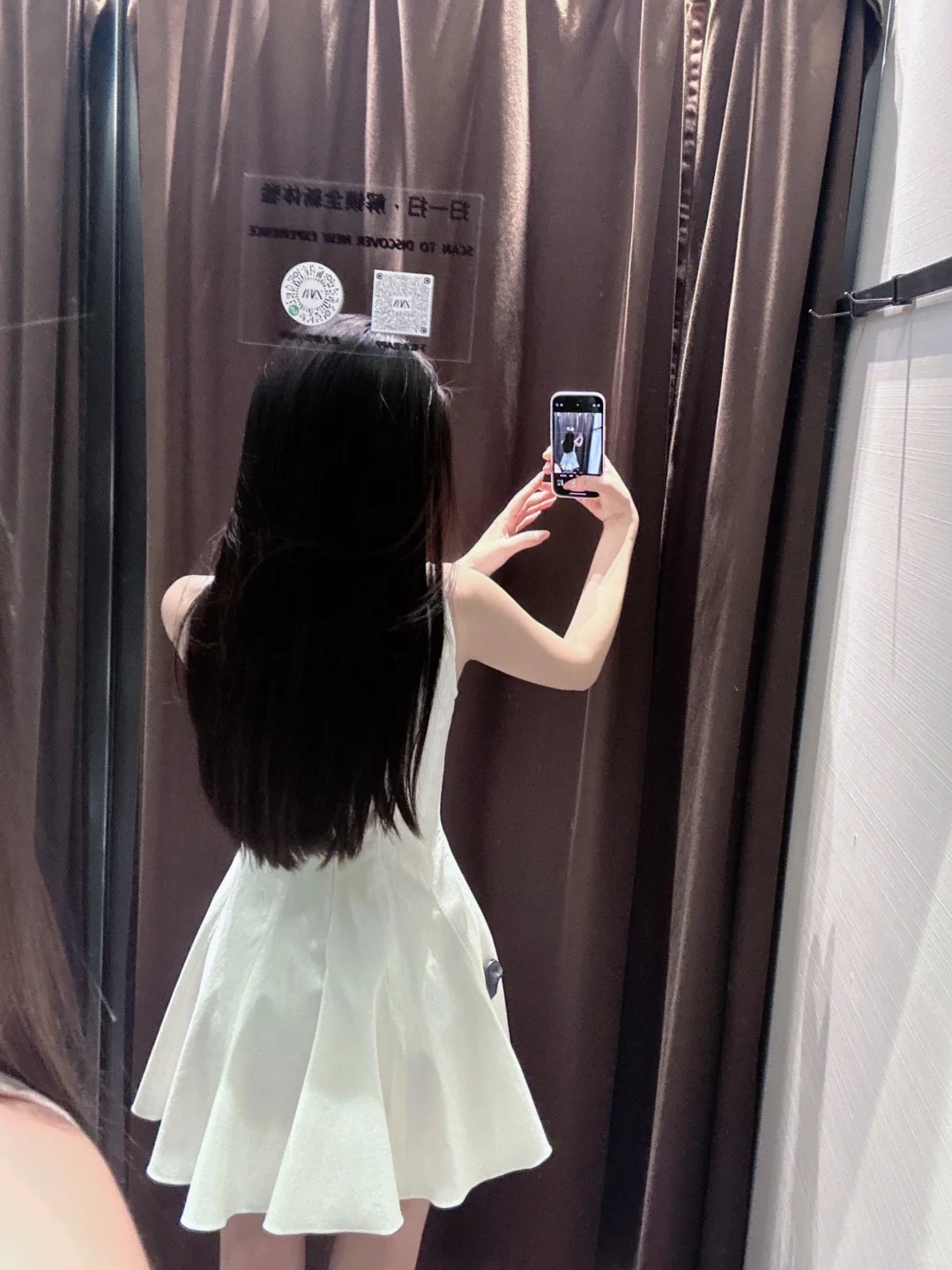 Zara小白裙 这是我最喜欢的裙摆