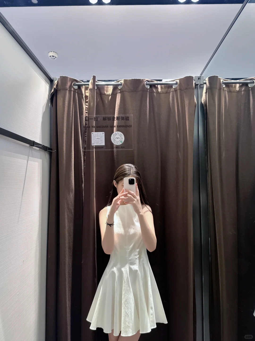 Zara小白裙 这是我最喜欢的裙摆
