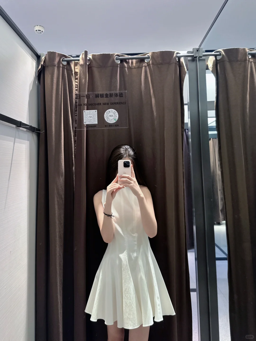 Zara小白裙 这是我最喜欢的裙摆