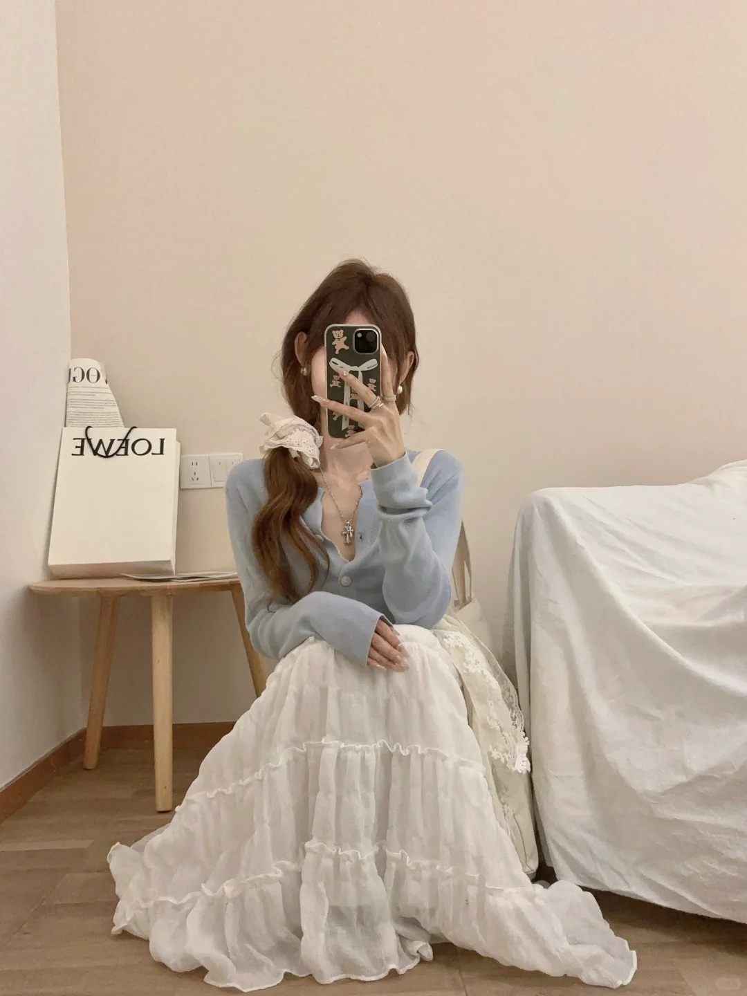 Ootd｜对镜拍｜156小个子｜韩系小清新温柔风