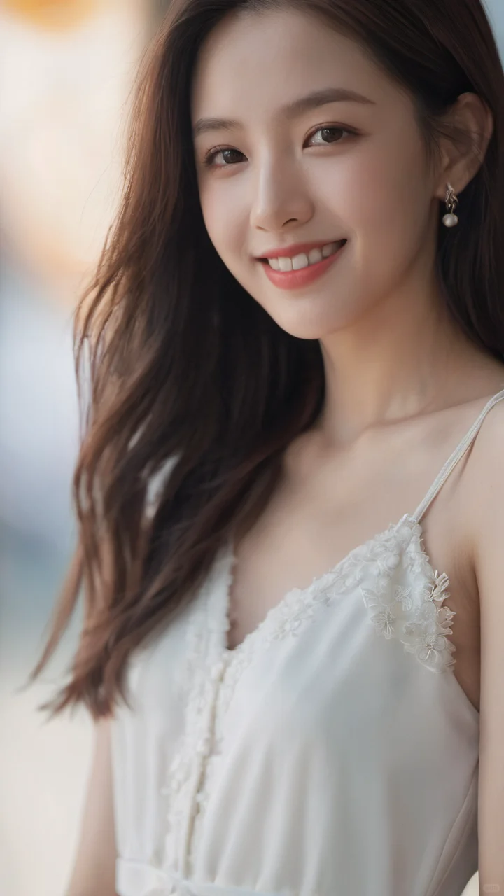 甜美笑容治愈一整天，最自然的美丽✨