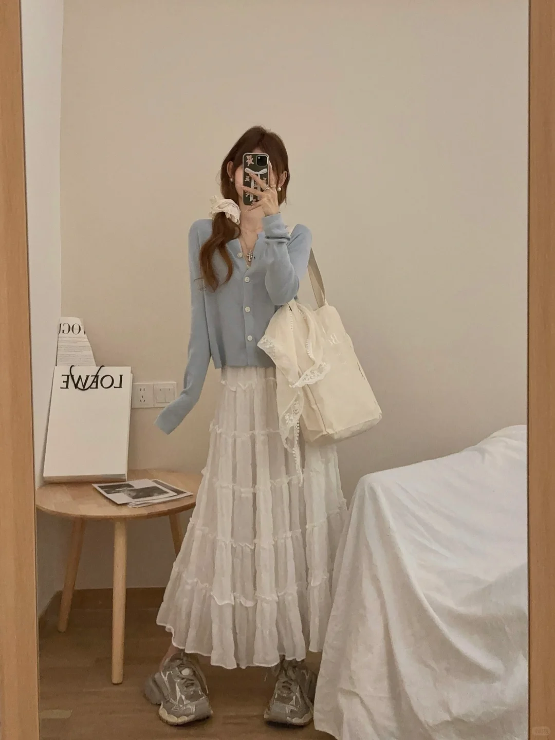 Ootd｜对镜拍｜156小个子｜韩系小清新温柔风