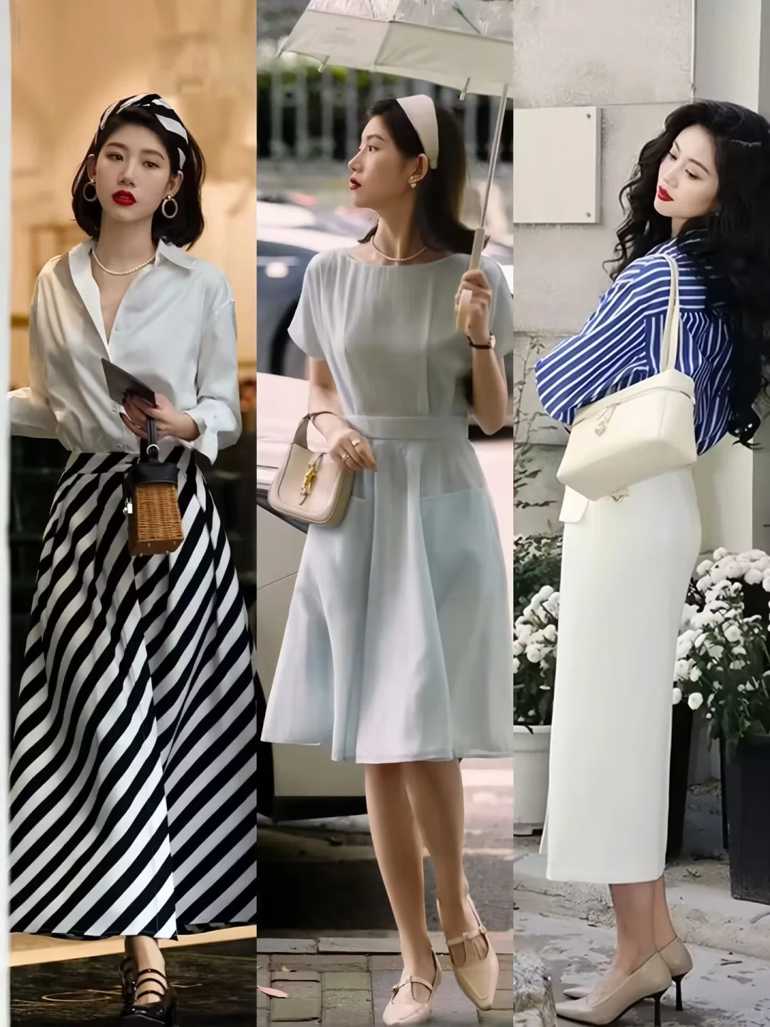 小裙子的神仙穿搭❤️✨优雅女人味这块拿捏