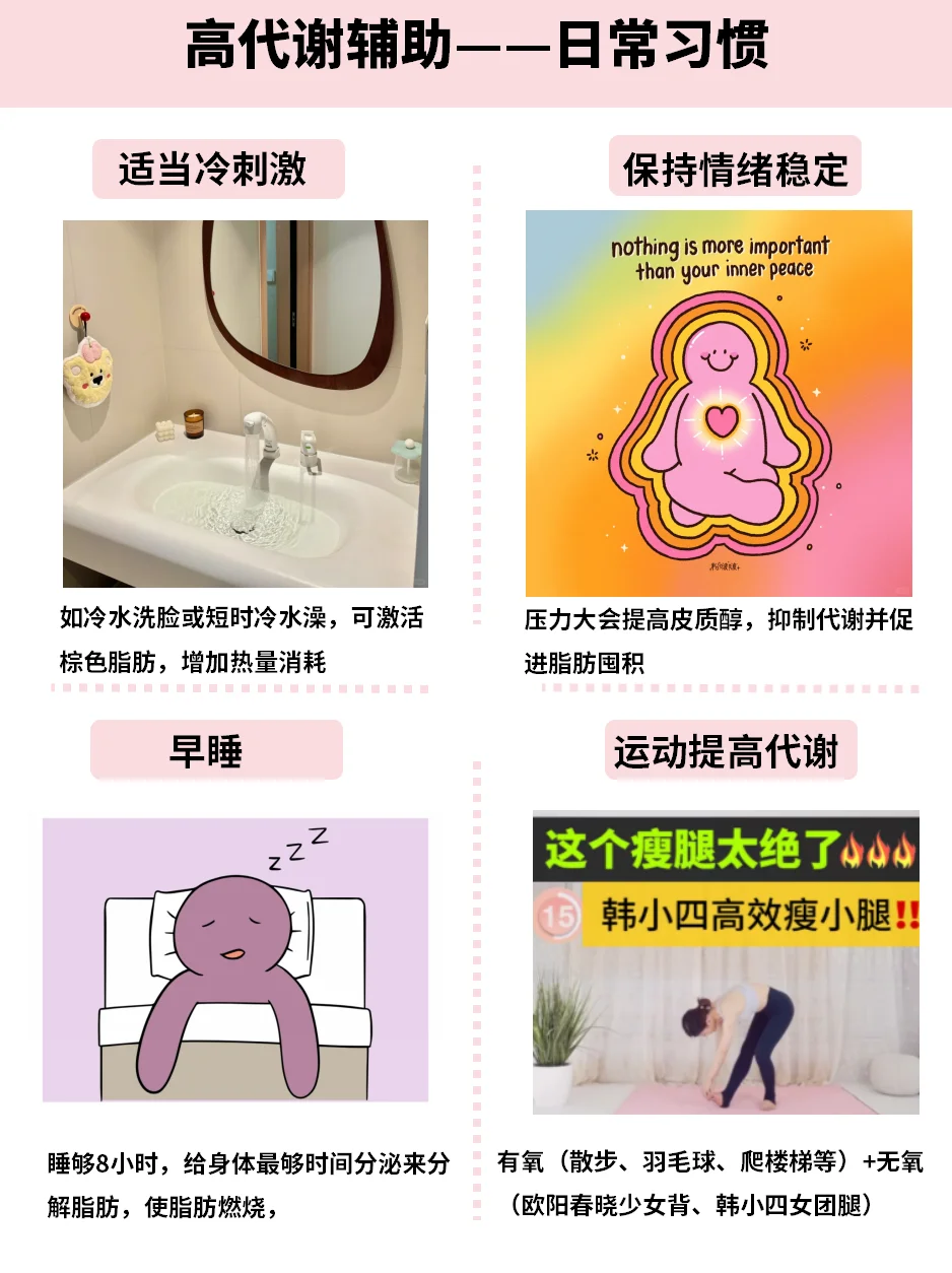 空腹挨饿+高代谢1年，姐身材已next level