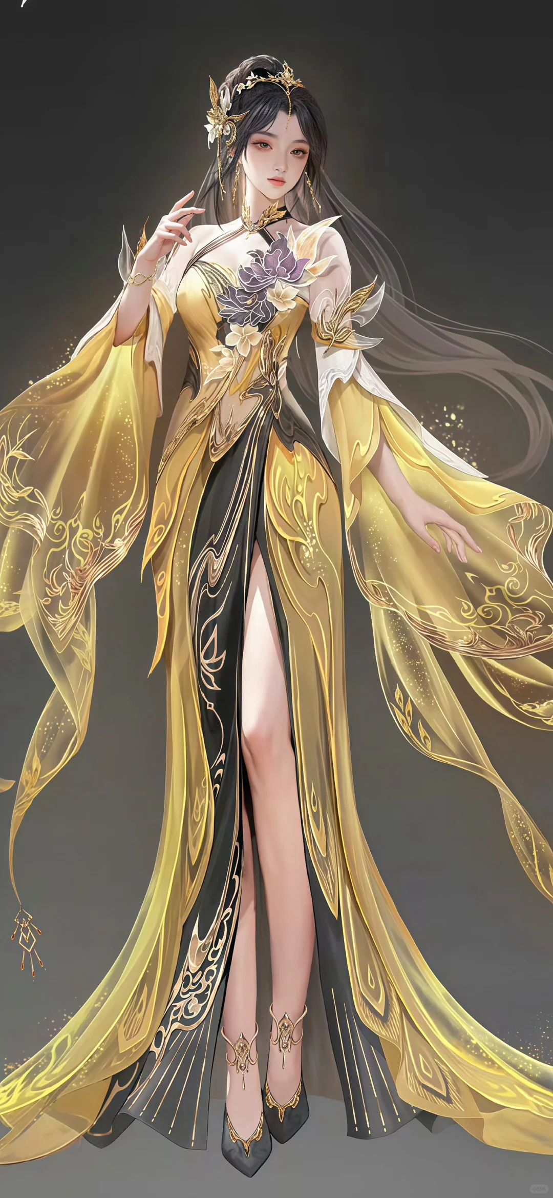 女神们的原画展示也太美了吧