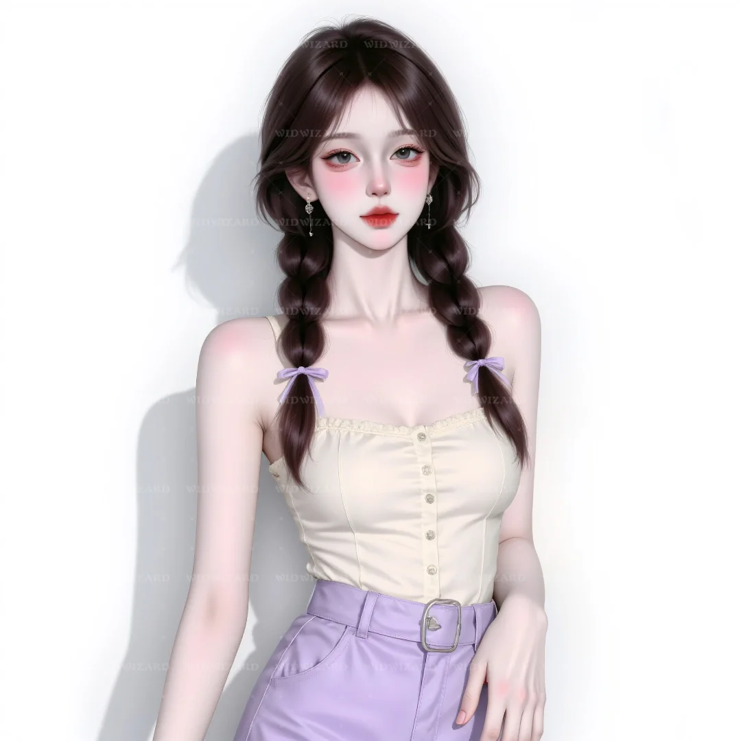032甜美青春少女！清新穿搭，灵动可爱🥰