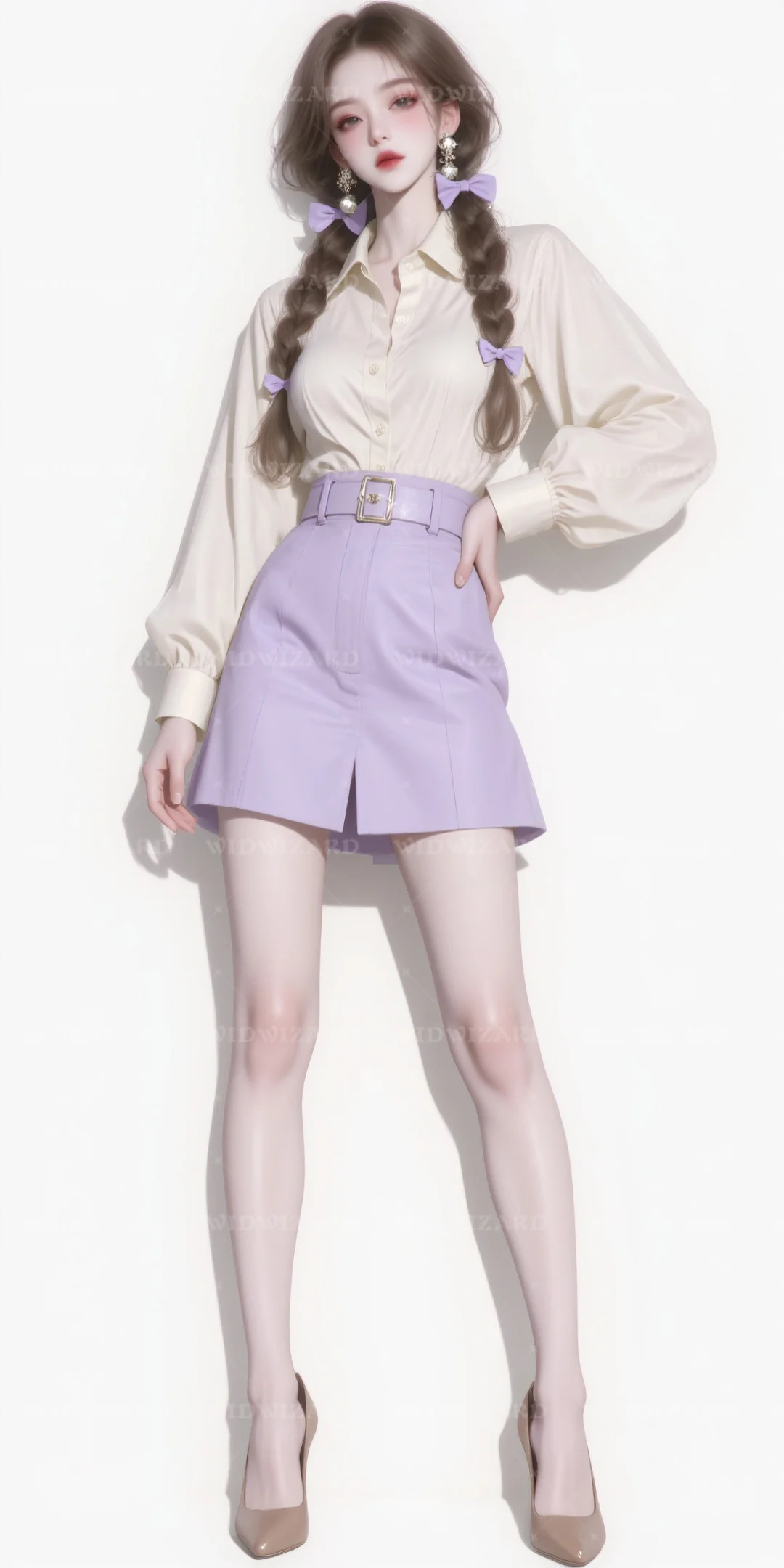 032甜美青春少女！清新穿搭，灵动可爱🥰