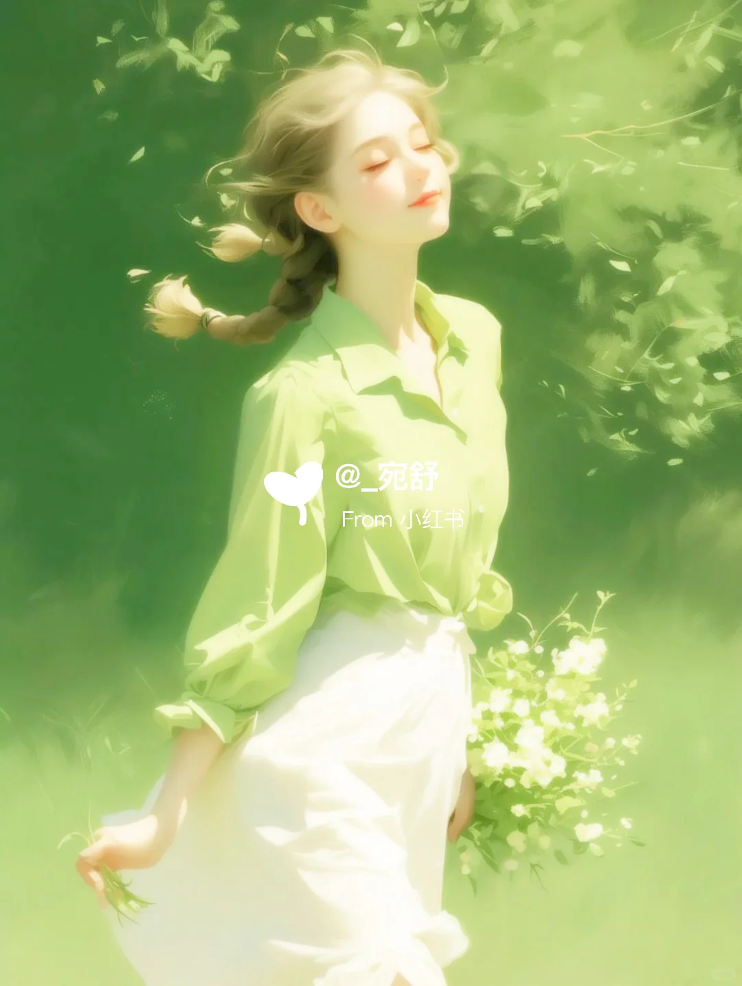 森系清新头像，给夏天无限的凉爽