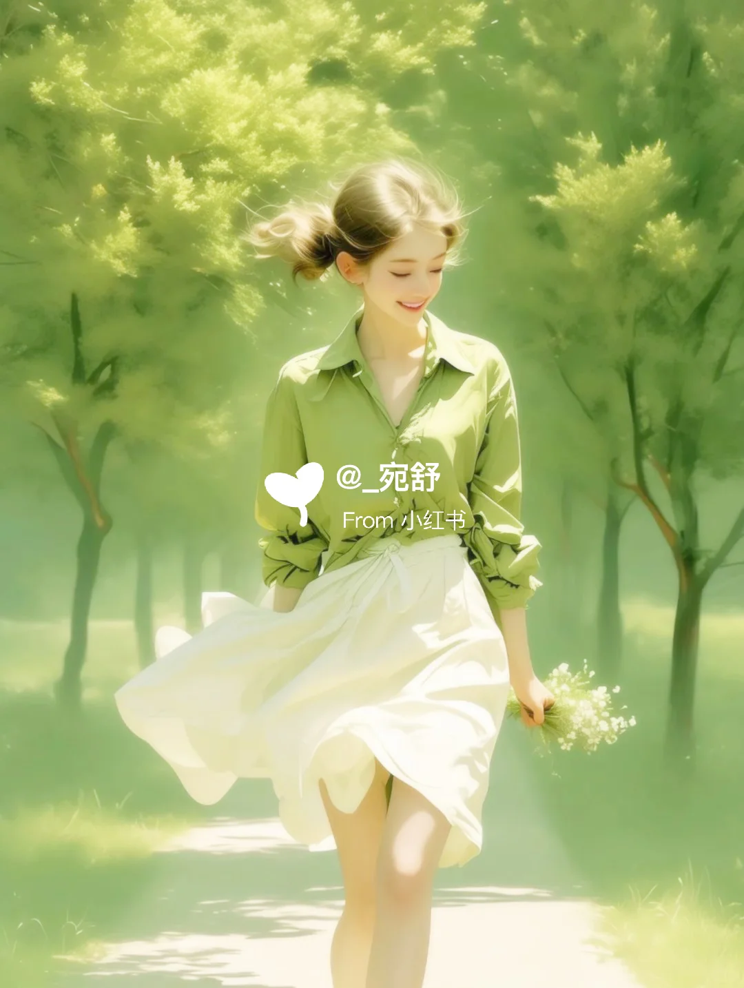 森系清新头像，给夏天无限的凉爽