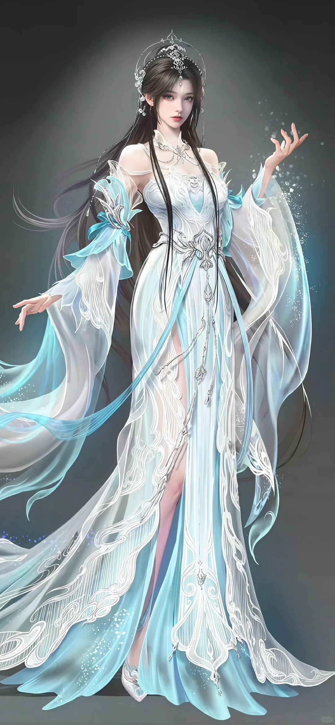 女神们的原画展示也太美了吧