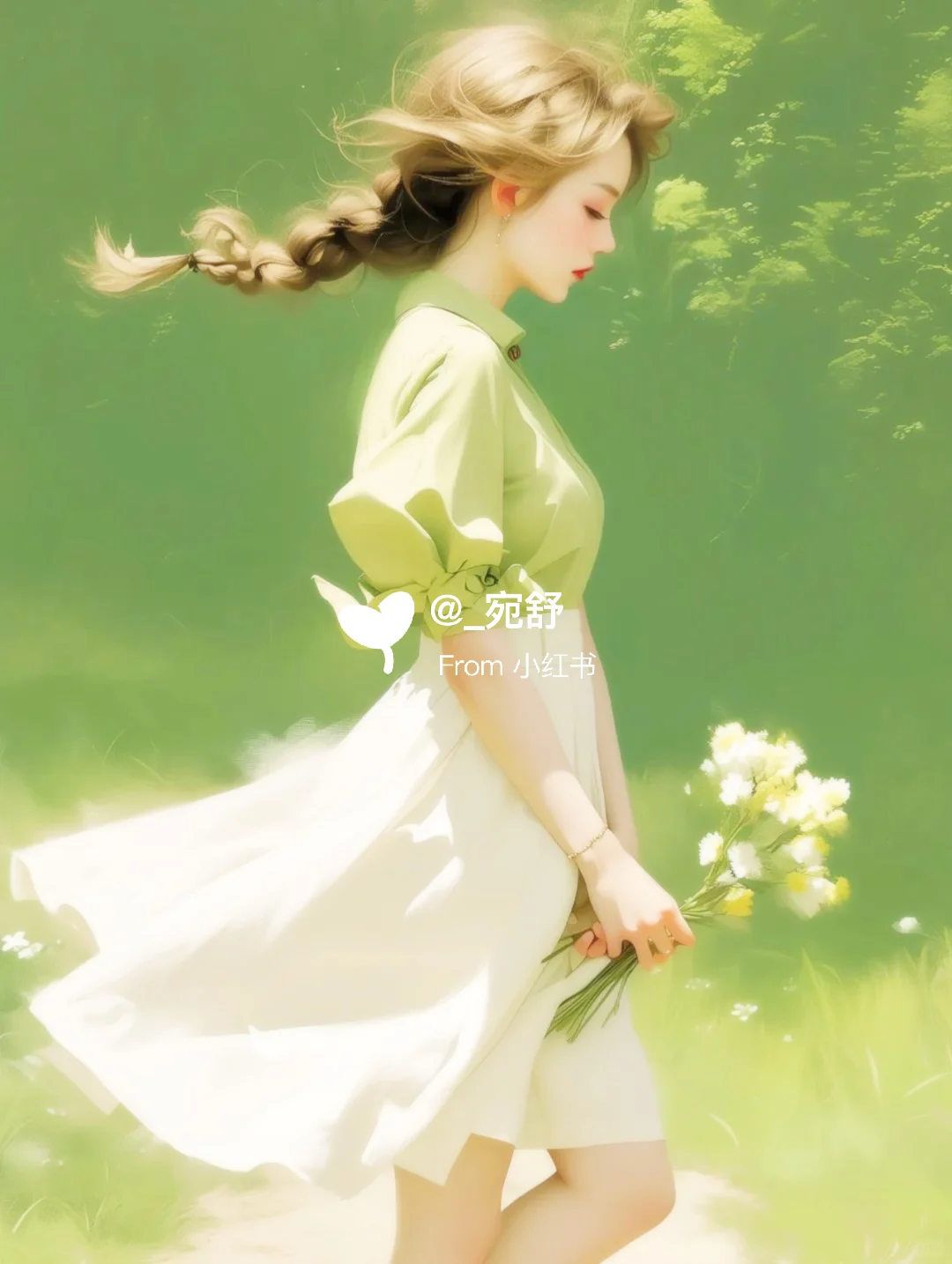 森系清新头像，给夏天无限的凉爽