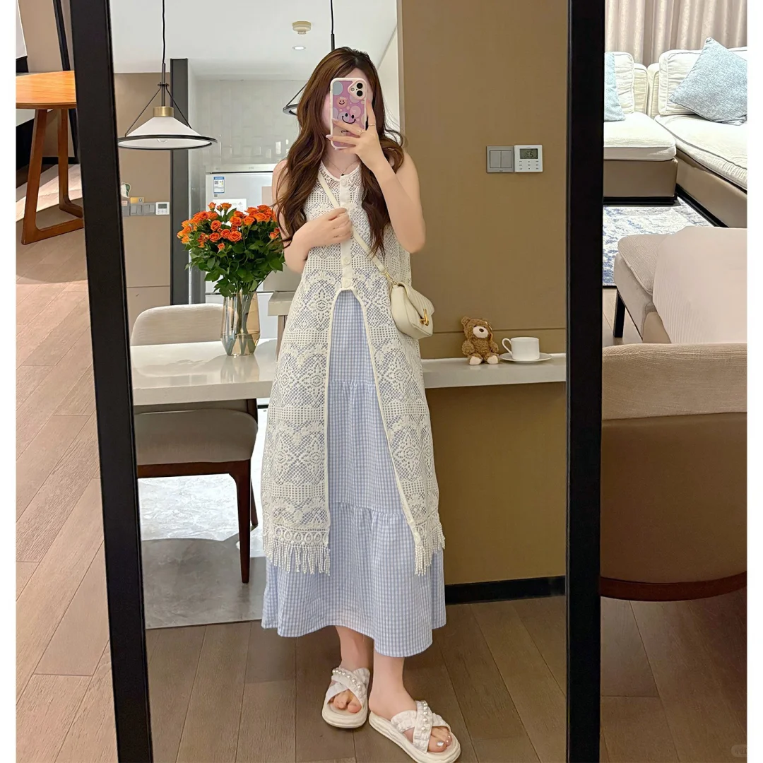 套装连衣裙女2025年夏季新款高级感度假