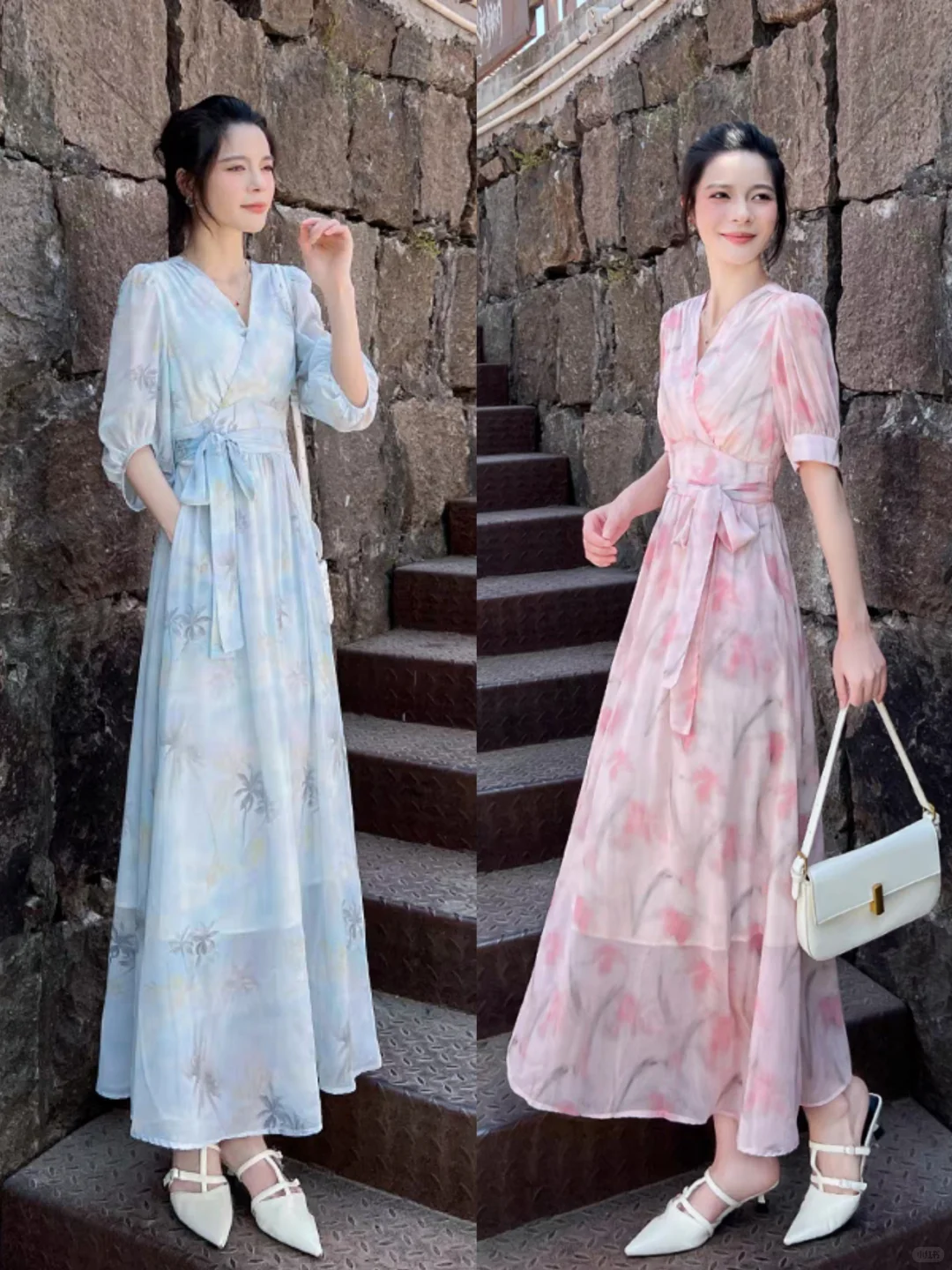 夏季胯宽的女生连衣裙优雅显瘦又修身穿搭技