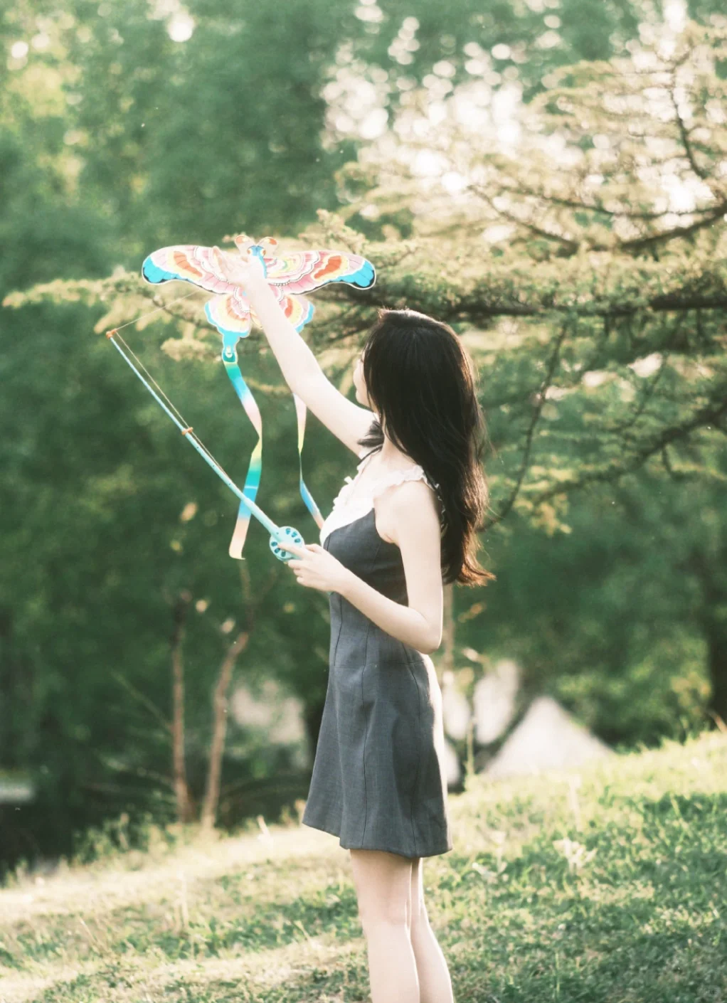 景甜|夏日清新连衣裙，甜系氛围感拉满