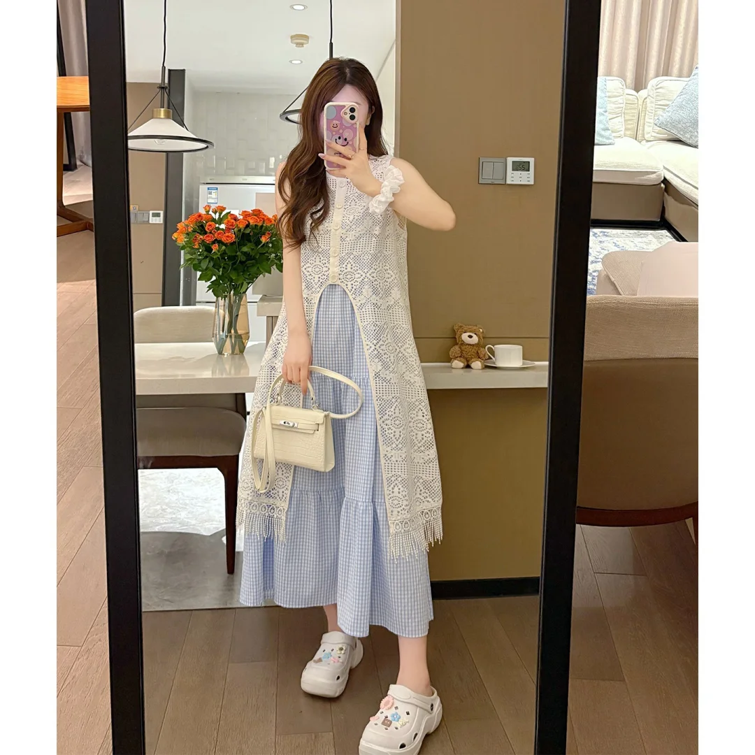 套装连衣裙女2025年夏季新款高级感度假
