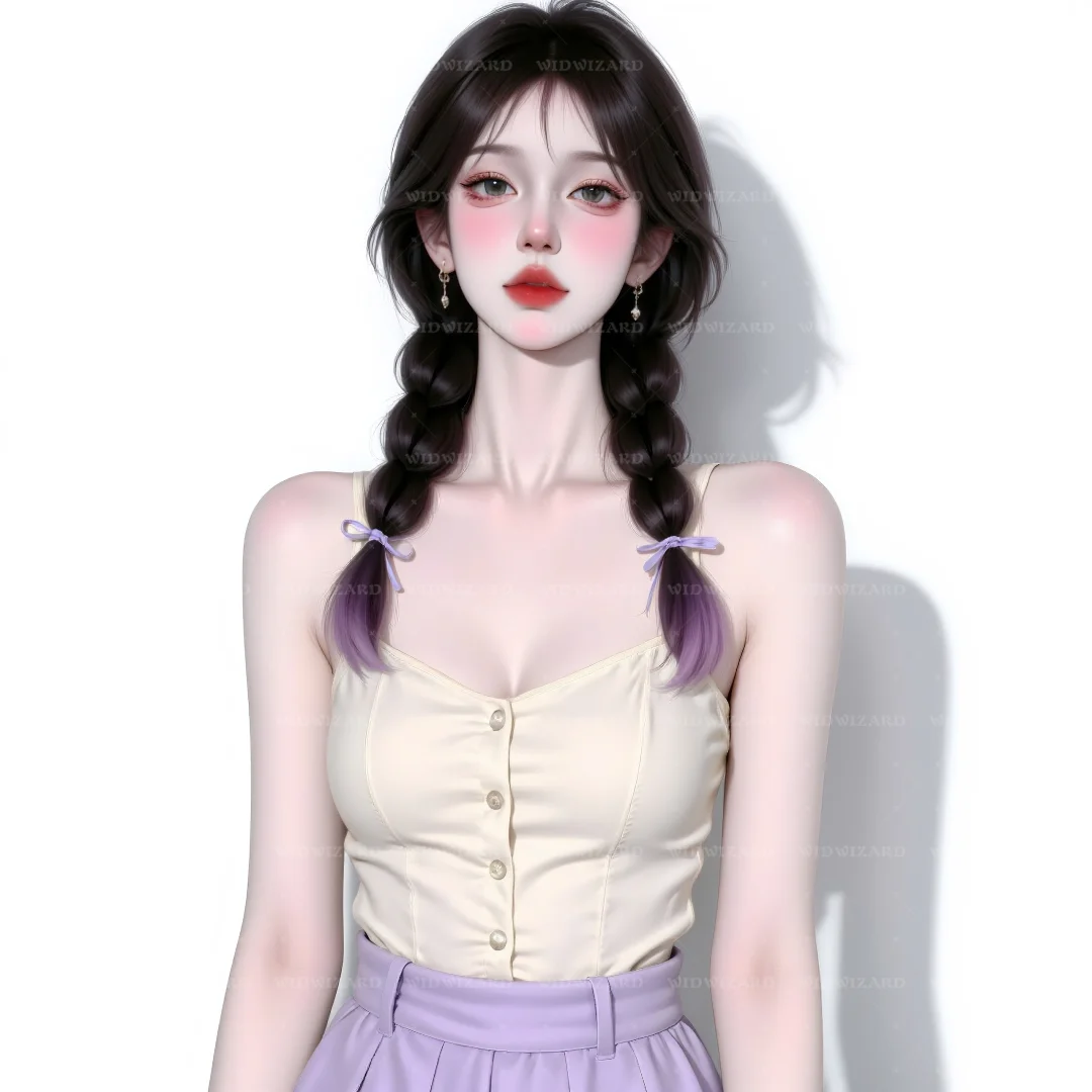 032甜美青春少女！清新穿搭，灵动可爱🥰