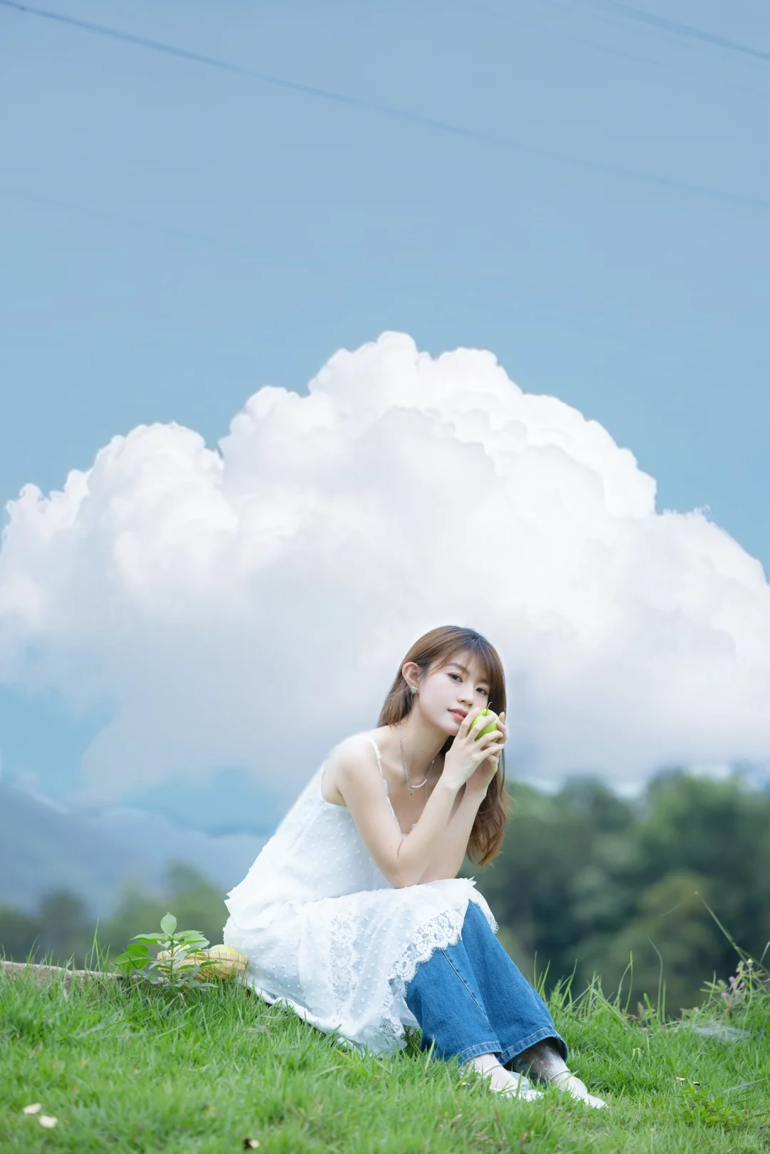 用一个青苹果开启一个夏天