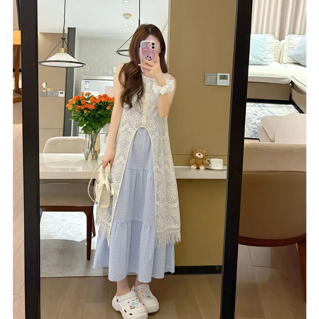 套装连衣裙女2025年夏季新款高级感度假