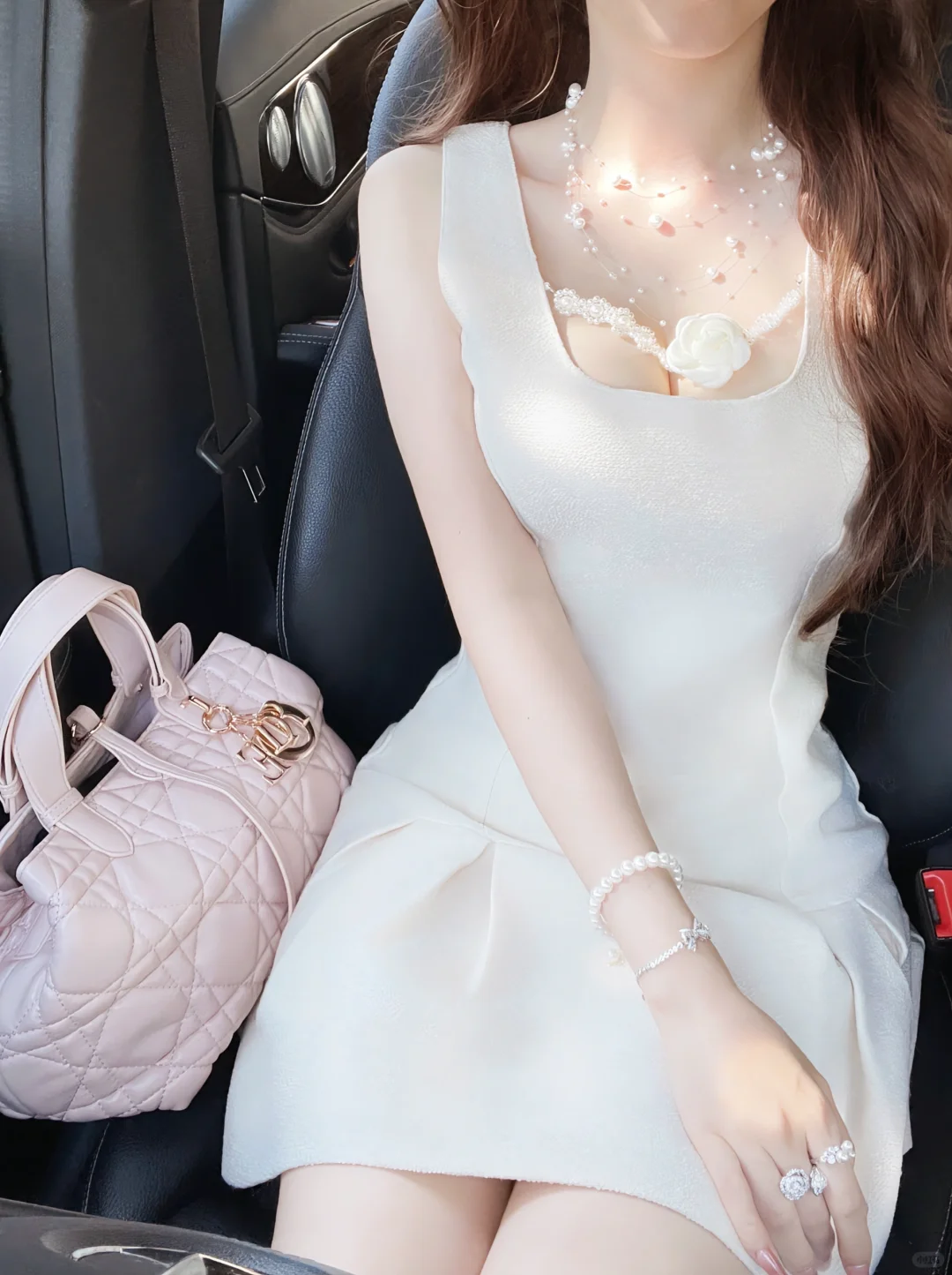 夏日优雅小白裙🌷
