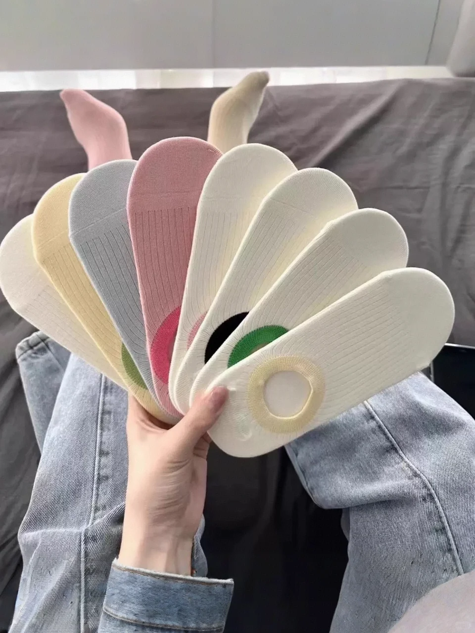 😍不掉跟的神仙袜子，🌈穿在脚上的无感体验