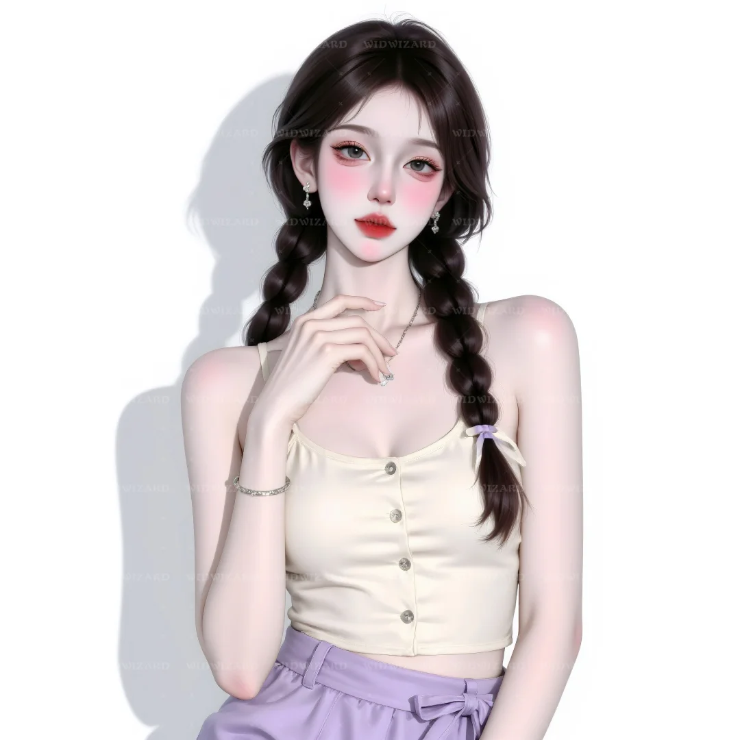 032甜美青春少女！清新穿搭，灵动可爱🥰