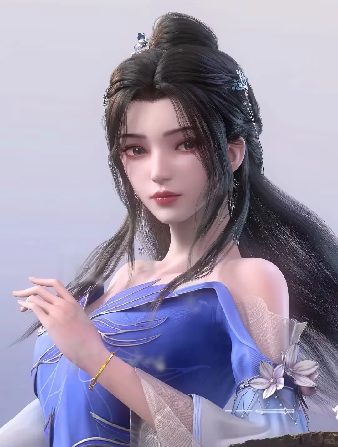 国漫最强白月光，修真界莲花仙子--李慕婉