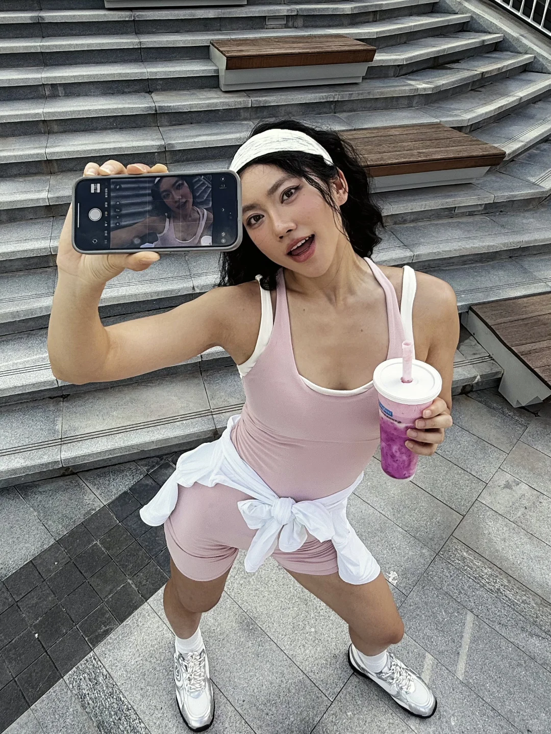 当你有一个很爱去户外运动的女朋友