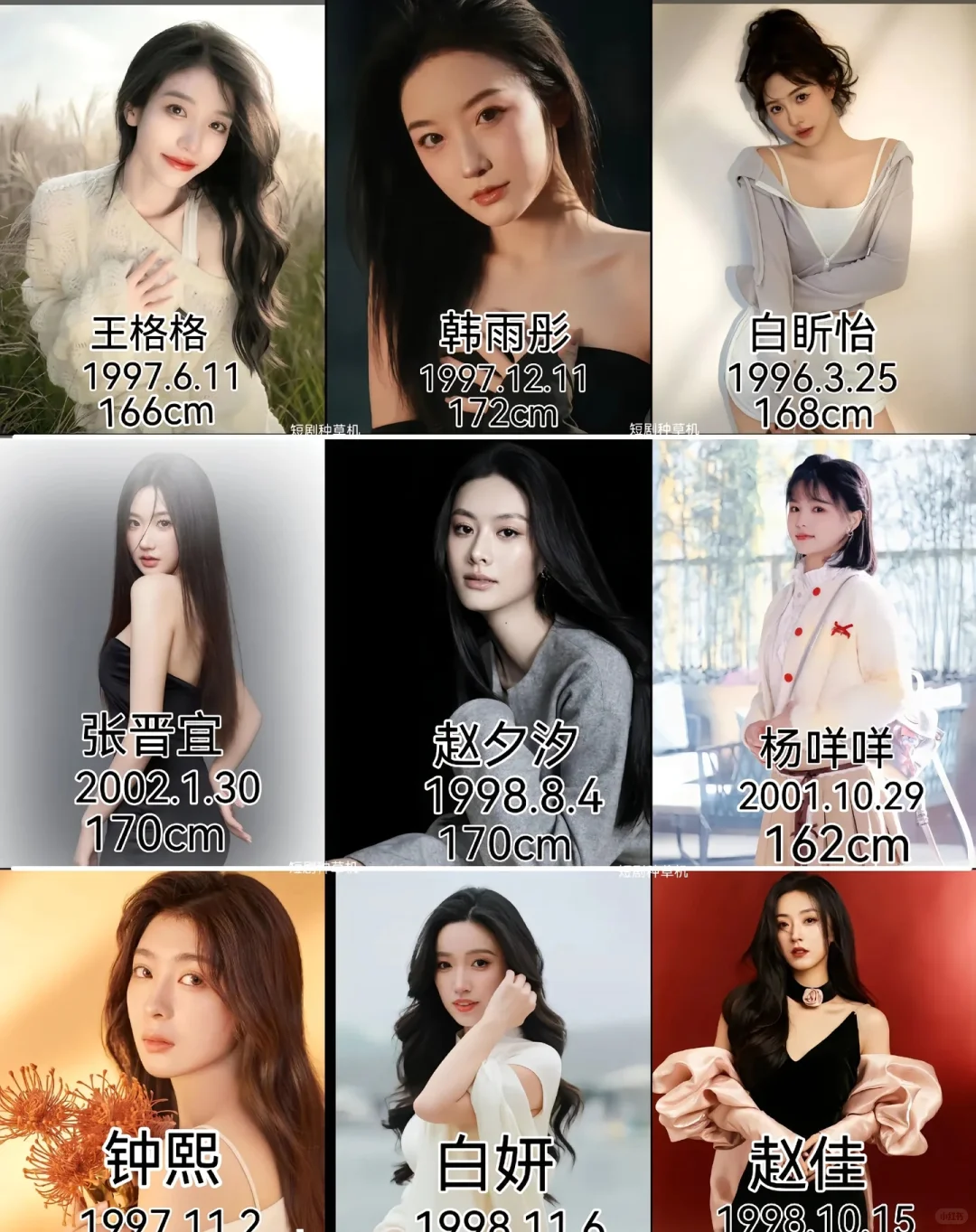 短剧女演员 你最喜欢哪一位？