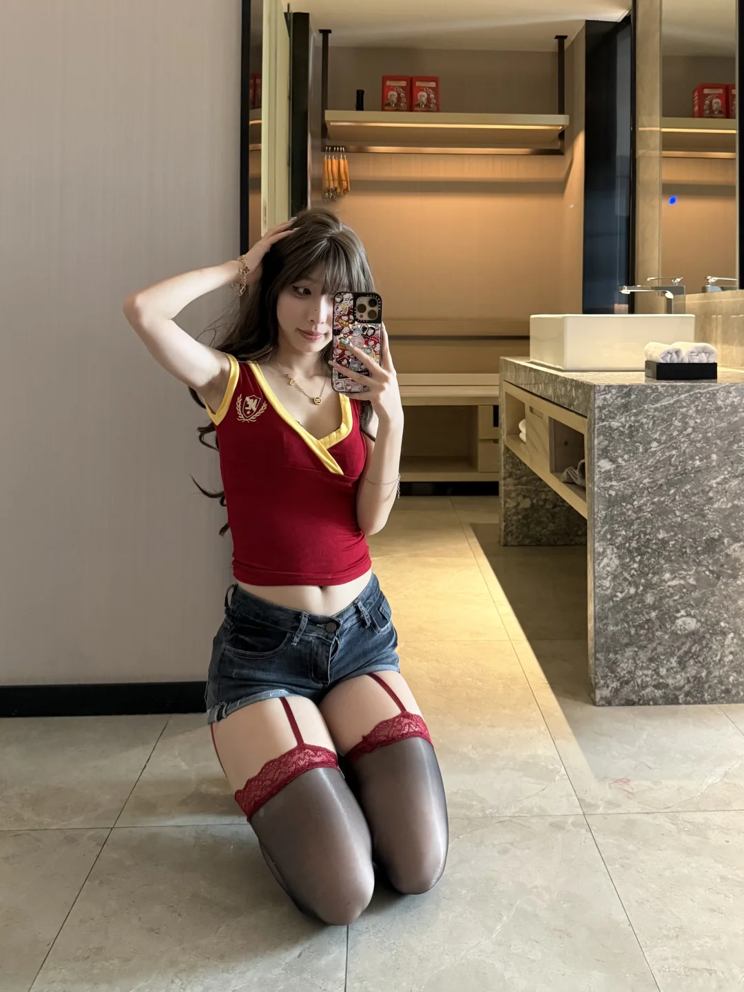 好喜欢这个造型～小辣妹！