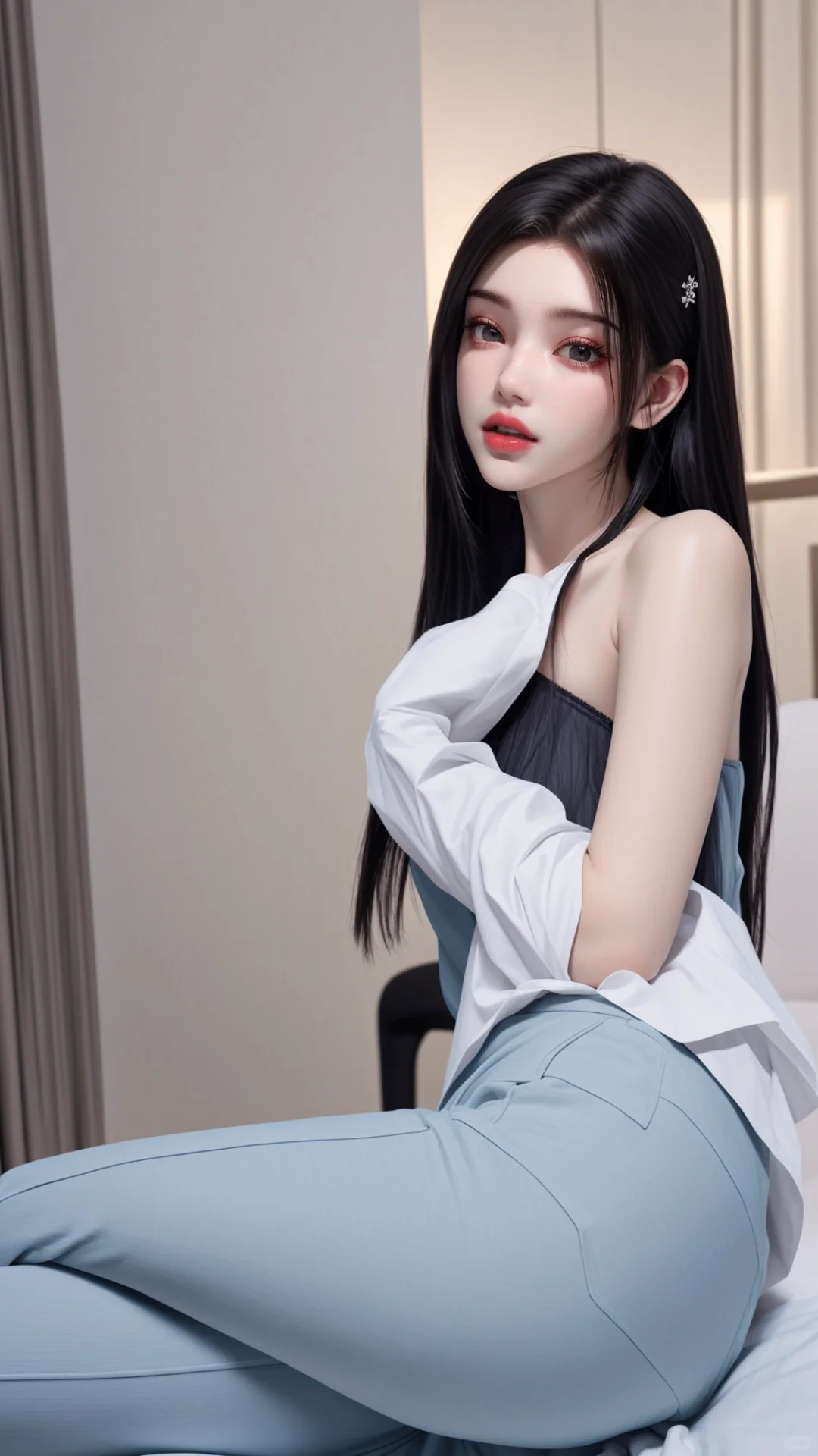 李慕婉黑丝大长腿！！！