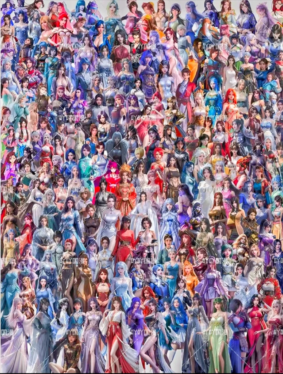 这些国漫女神中，