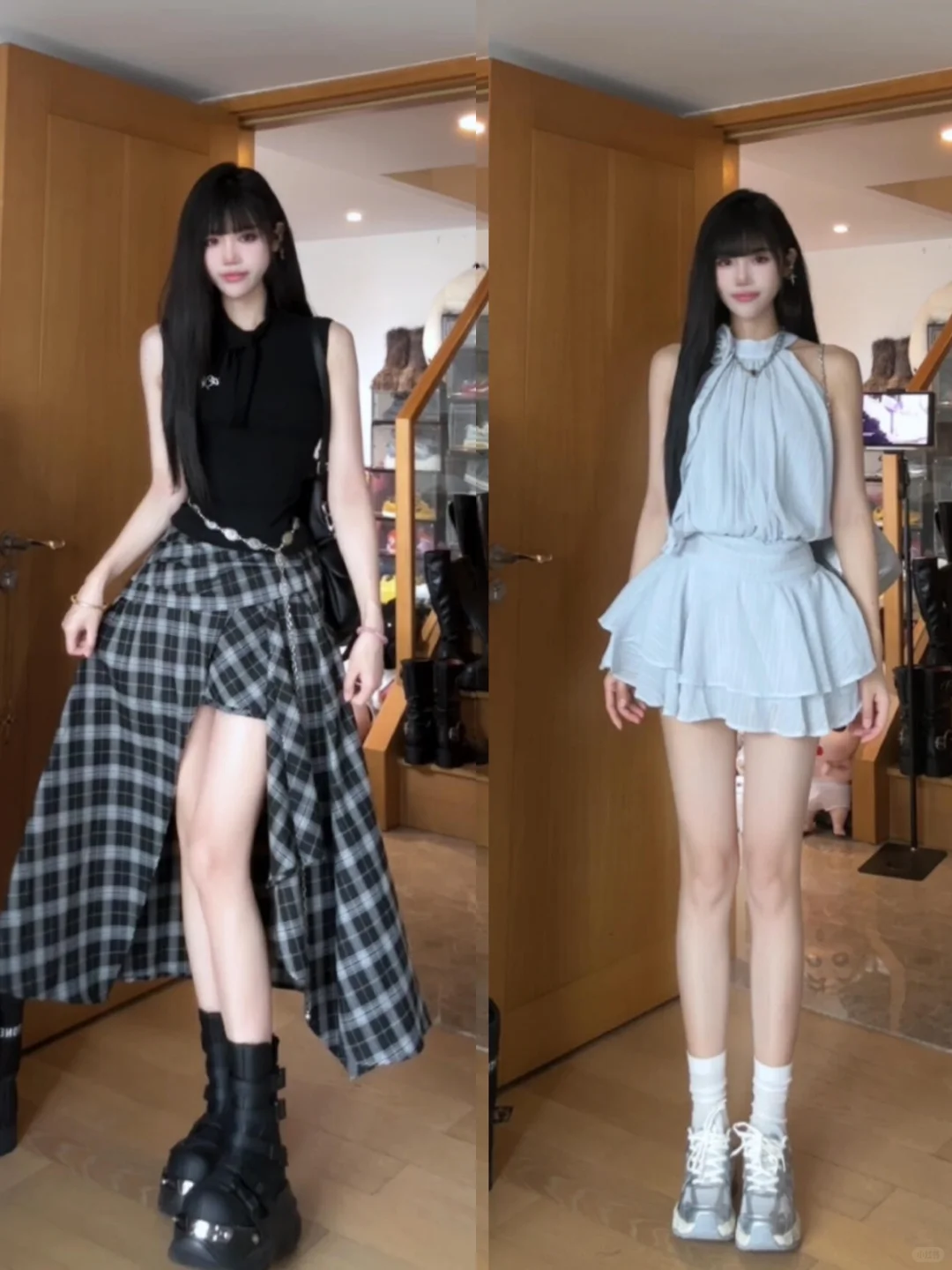 163cm/90斤｜夏日逛街甜辣穿搭