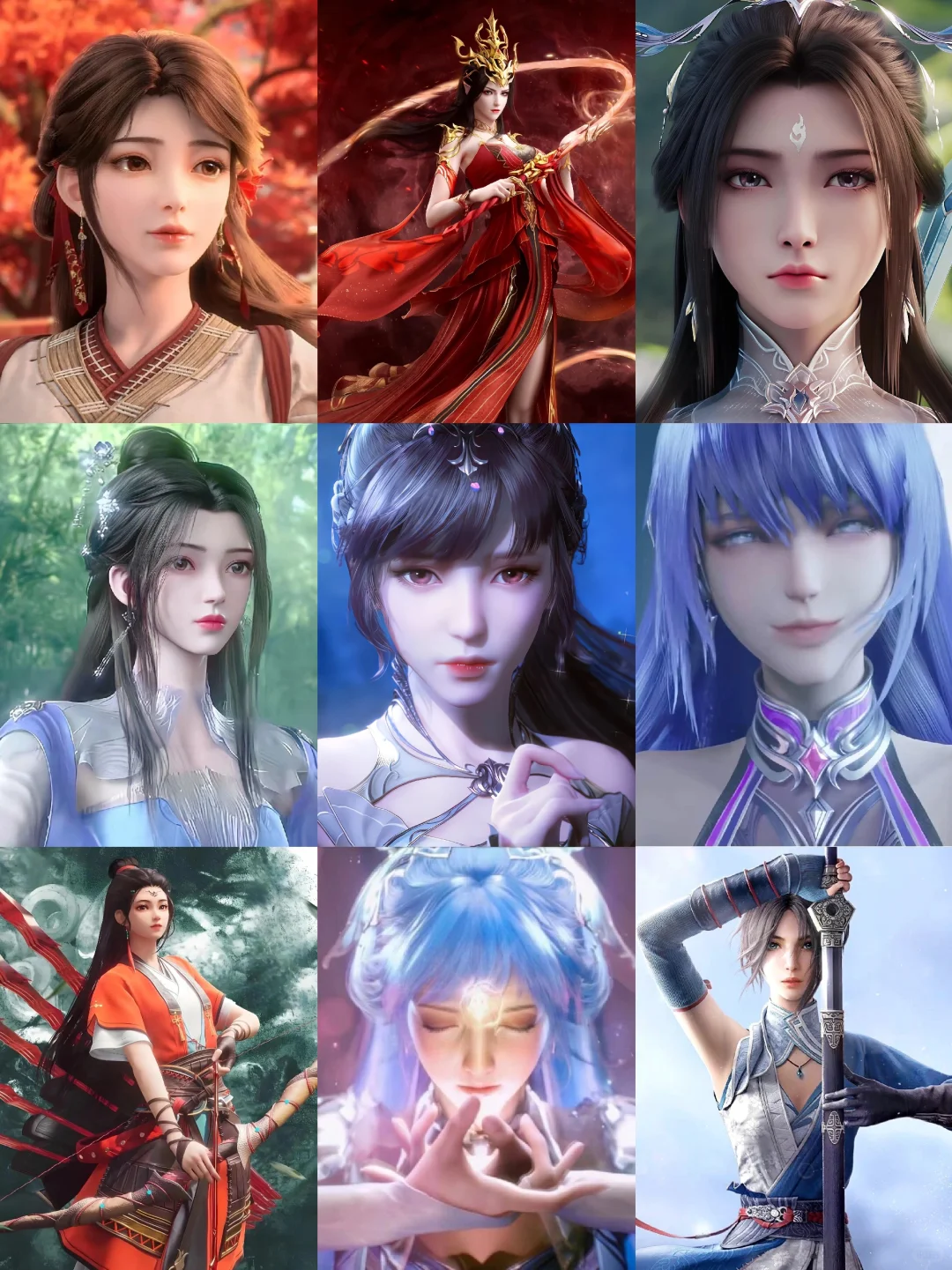 国漫女神千千万，谁是你的No.1