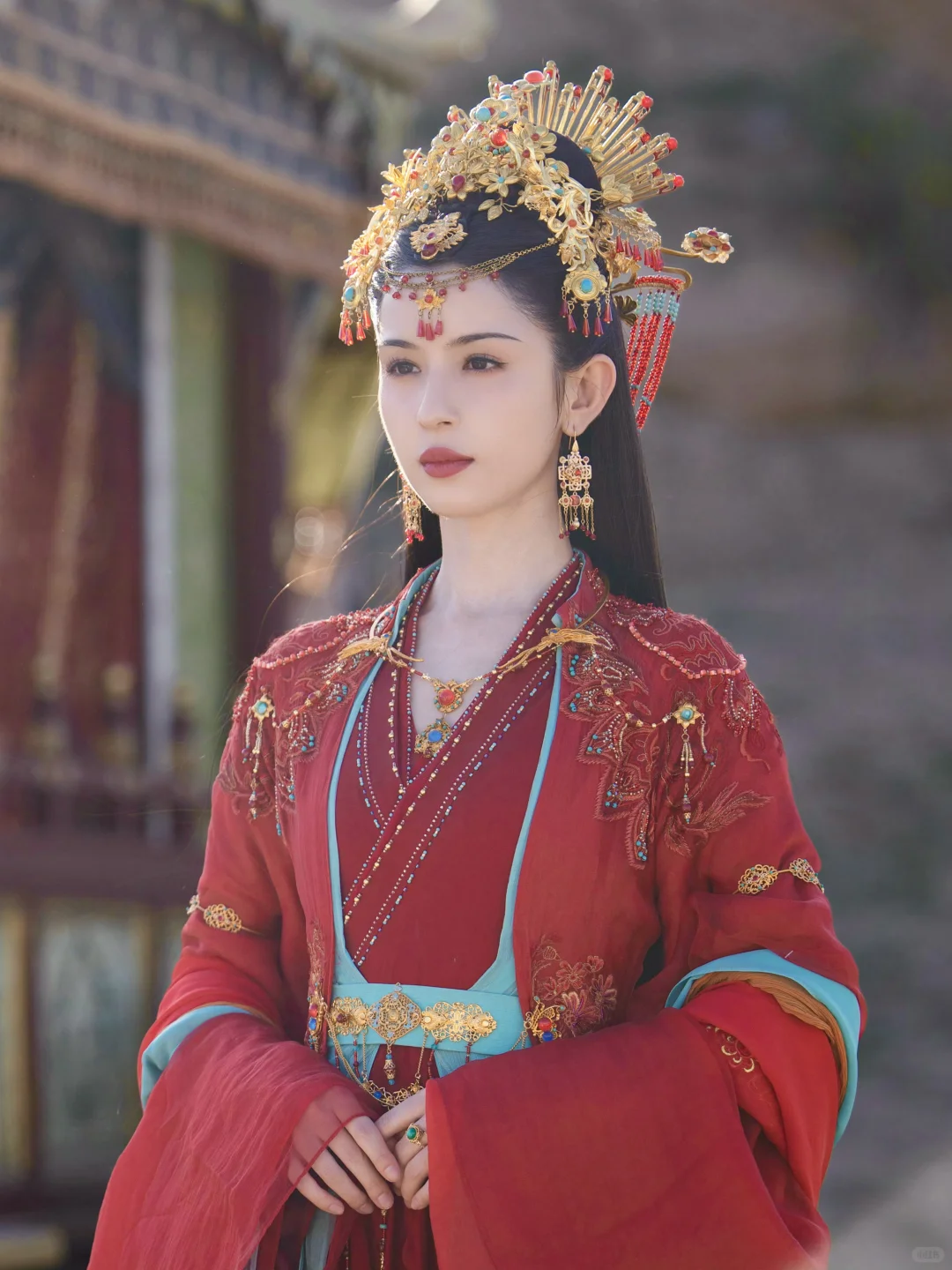 红妆灼华❤️女明星绝美红色古装造型