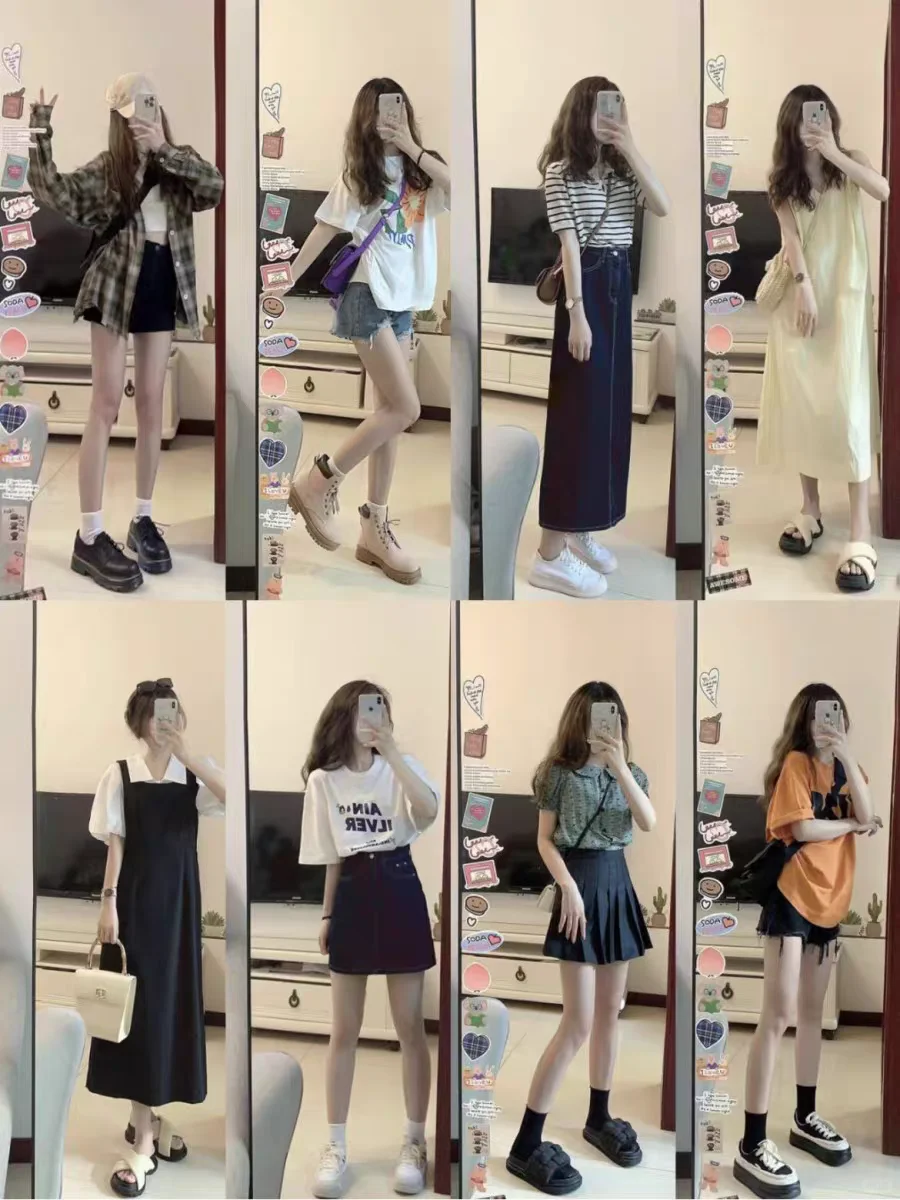 36套学生青春少女感穿搭校园出街一键适配