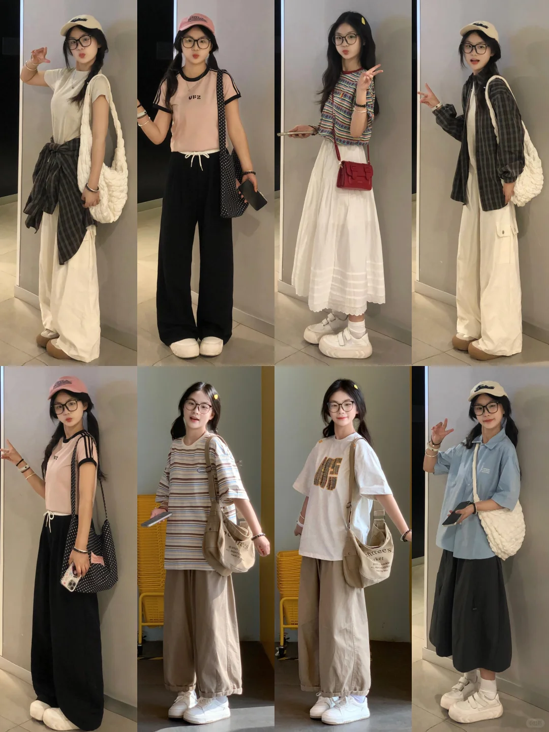 4️⃣8️⃣套‖夏季小个子日常韩系穿搭